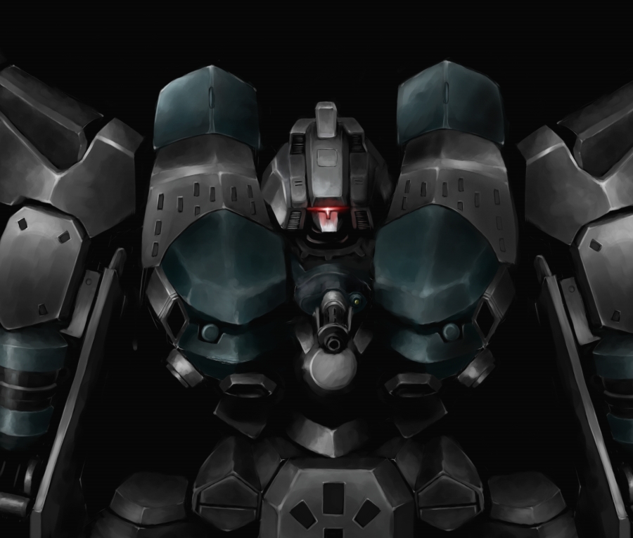armored core, fromsoftware, tagme, cannon, close-up, mecha, robot