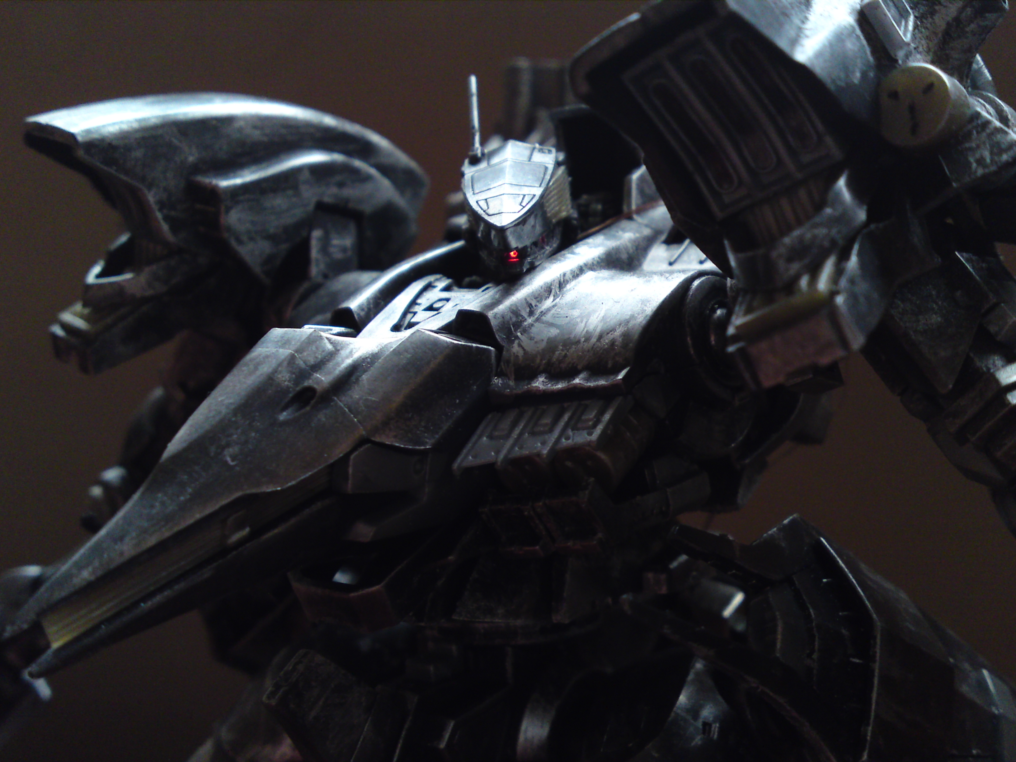 armored core, armored core 4, fromsoftware, absurdres, highres, photo (medium), close-up, mecha, robot