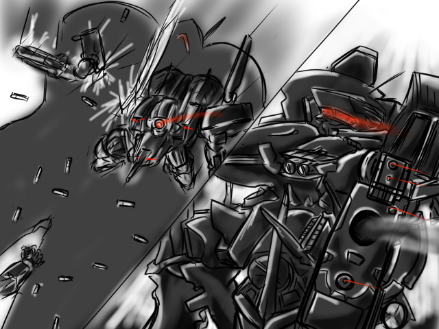 armored core, armored core 3, armored core 4, fromsoftware, damaged, firing, flying, gun, mecha, robot, weapon