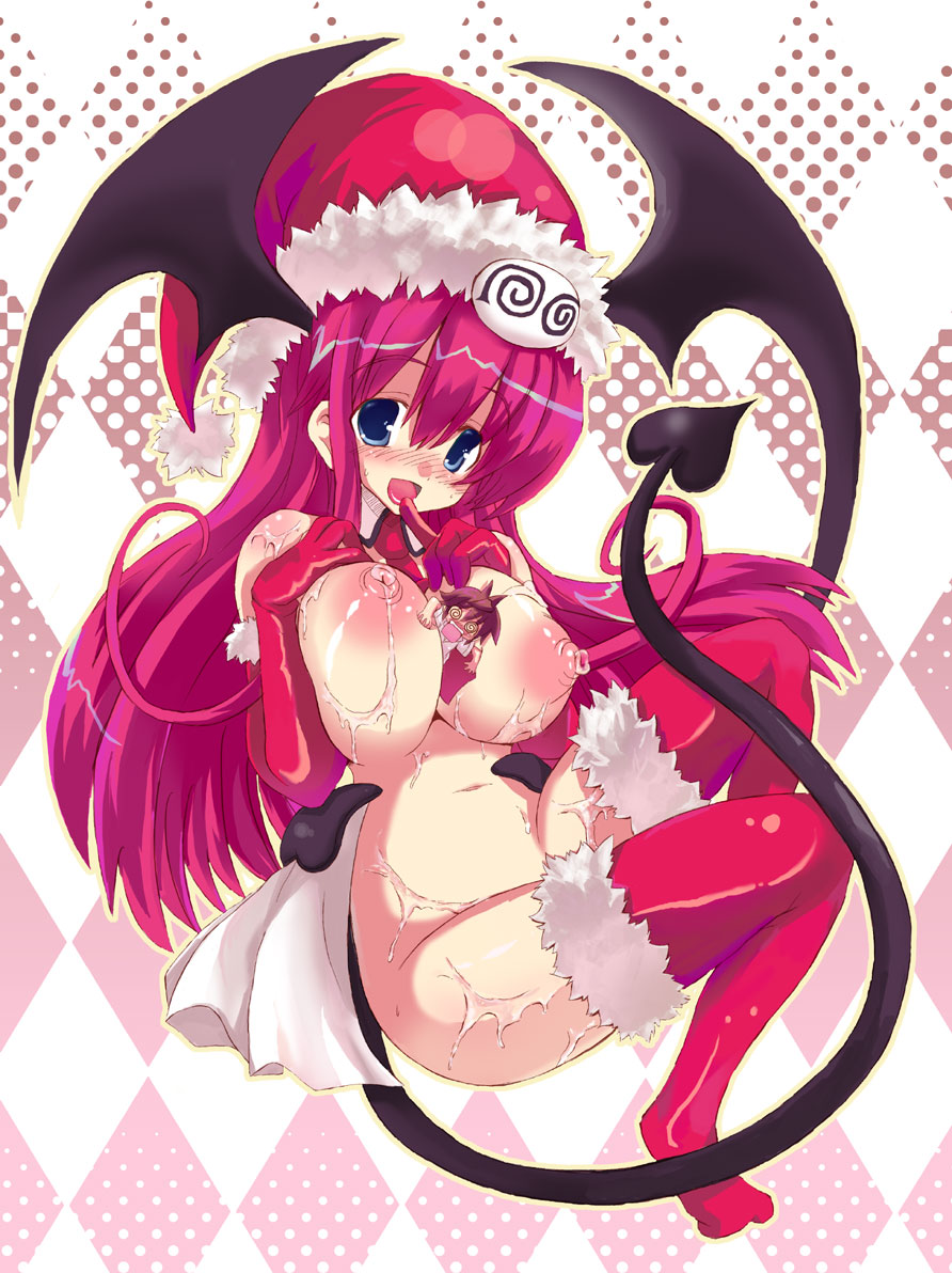 lala satalin deviluke, to love-ru, artist request, 00s, blush, breasts, large breasts, smile, tail, wings