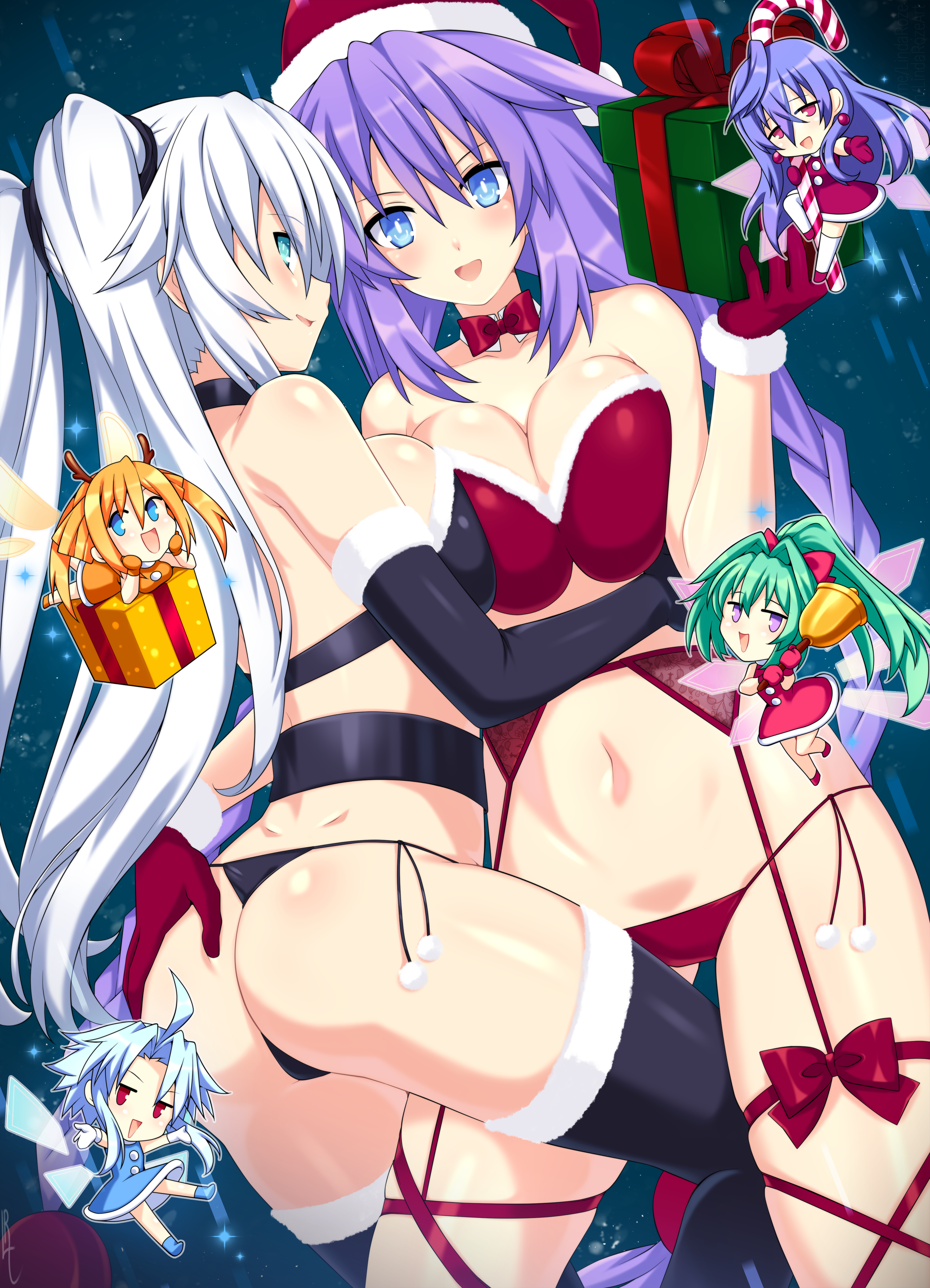 Rule34 – If it exists, there is porn of it / lindaroze, black heart, blanc, iris heart, neptune (neptunia), noire, orange heart, plutia, uzume tennouboshi, vert, white heart / 10380417