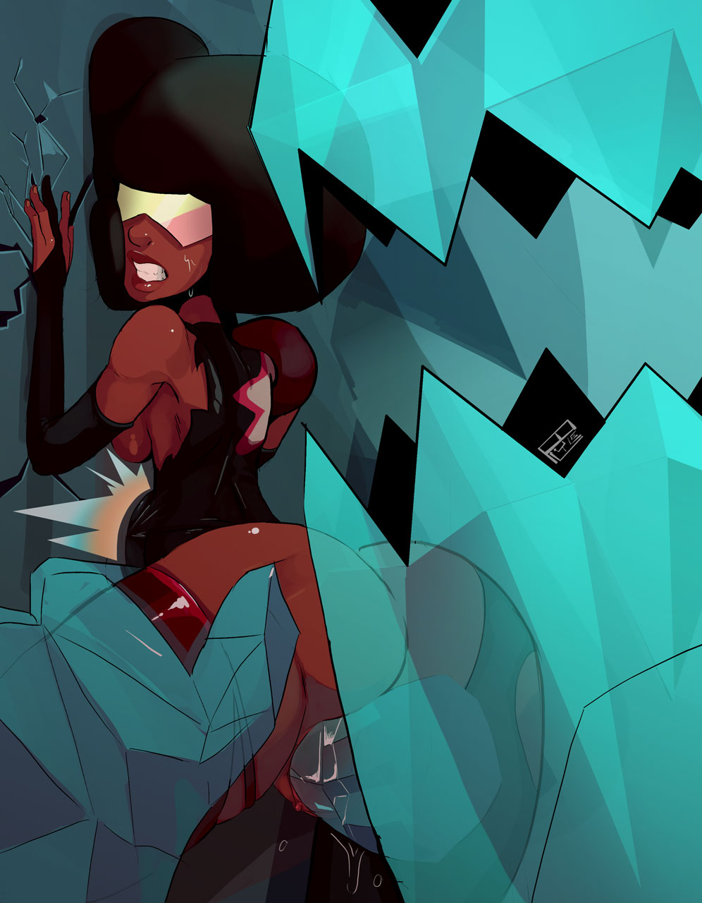 Rule34 – If it exists, there is porn of it / polyle, corrupted gem, garnet (steven universe), little larimar / 536266