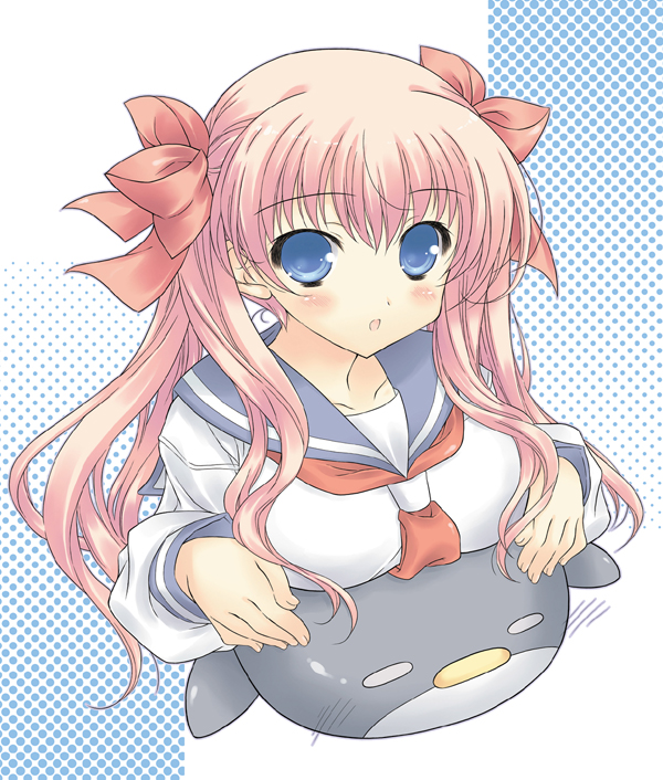 hotei kazuha, etopen, haramura nodoka, saki (manga), 2girls, multiple girls, pink hair, school uniform, serafuku, twintails