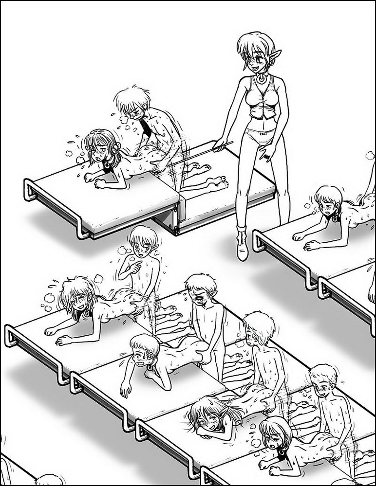 gogocherry, korean, sex training, blush, doggystyle, elf, from behind, group sex, pointy ears, school, school uniform, schoolboy, sex, sex ed, sex slave, sweat