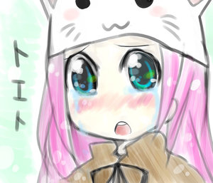 megurine luka, megurine luka (toeto), toeto (vocaloid), vocaloid, lowres, tagme, solo, tears