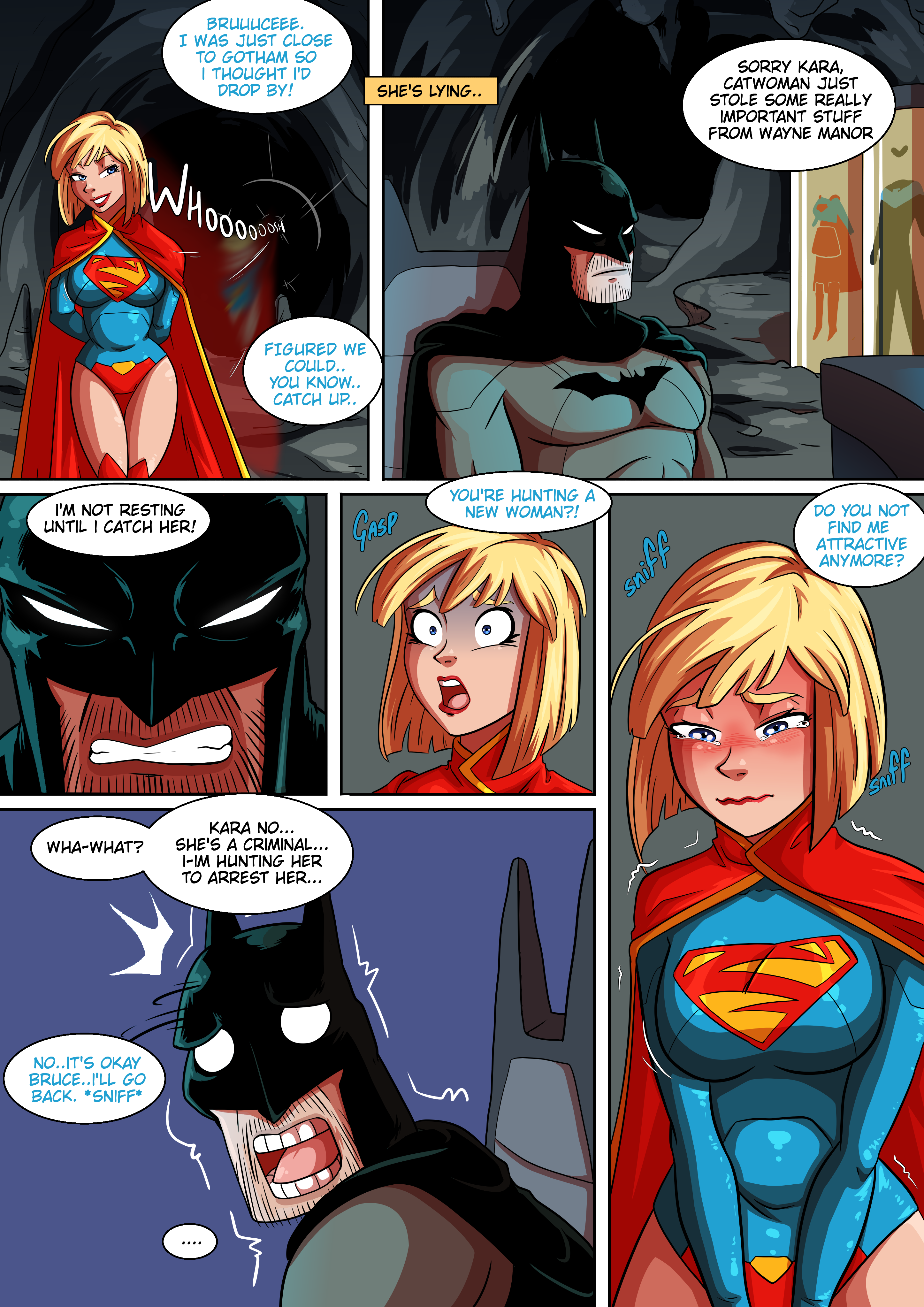 Rule34 – If it exists, there is porn of it / batman, bruce wayne, kara danvers, kara zor-el, supergirl / 10406763