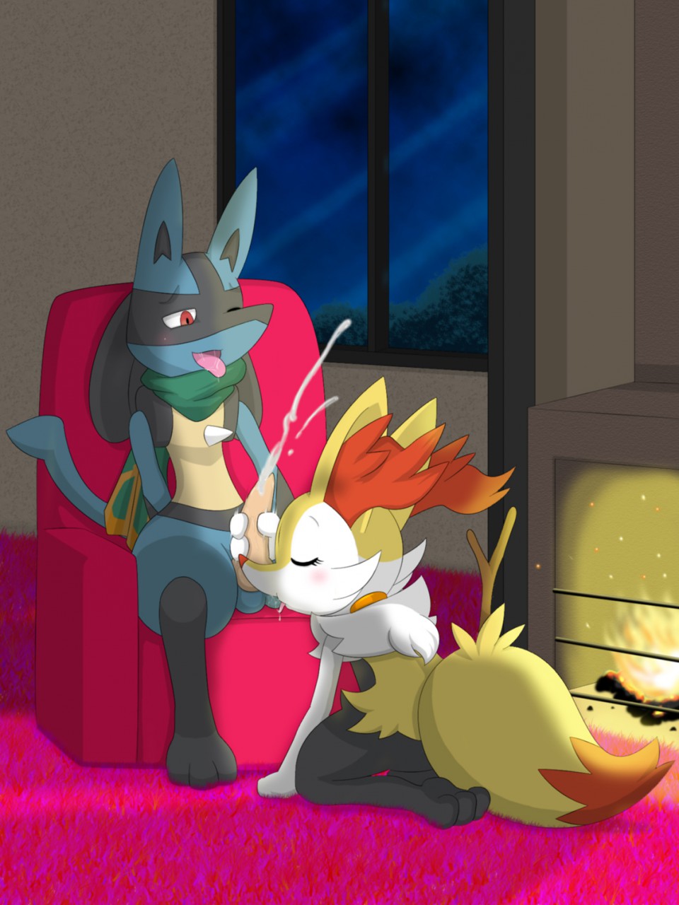Rule34 – If it exists, there is porn of it / winick-lim, braixen, lucario / 538151