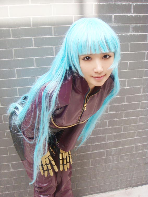 meiwai, kula diamond, snk, the king of fighters, photo (medium), airbrushed, chinese text, cosplay