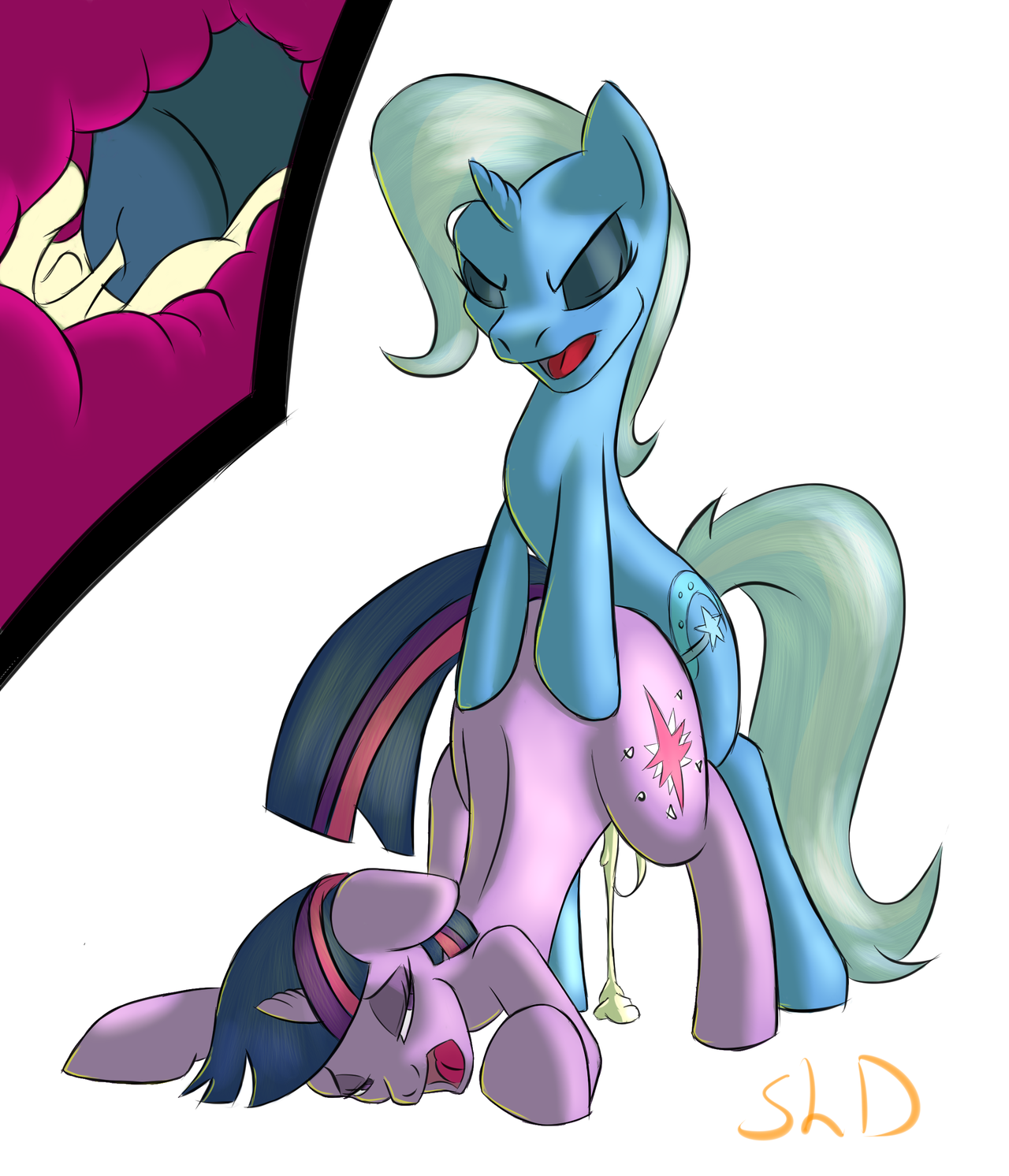 Rule34 – If it exists, there is porn of it / shdingo, trixie (mlp), twilight sparkle (mlp) / 538991