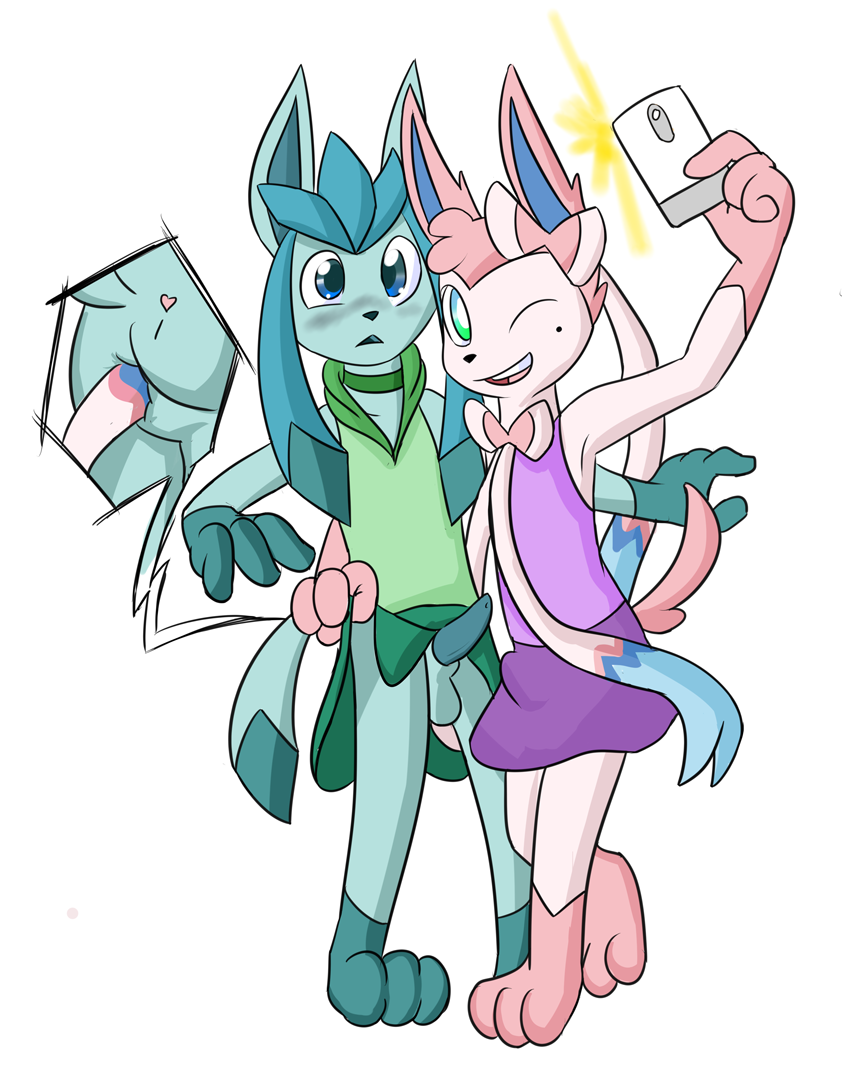 Rule34 – If it exists, there is porn of it / zanezandell, eeveelution, glaceon, sylveon / 540066