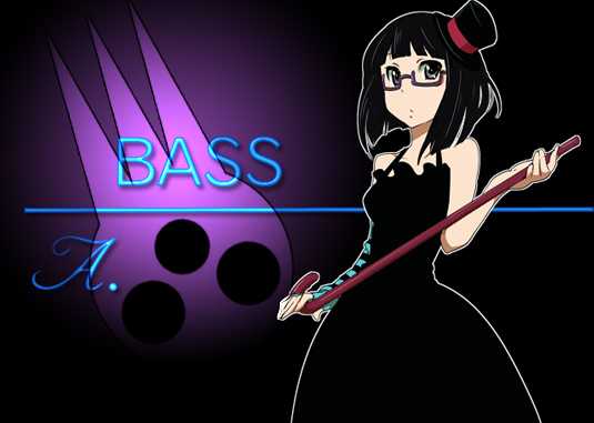 shuri (84k), akiyama mio, azusa yumi, don't say "lazy", k-on!, soul eater, 1girl, akiyama mio (cosplay), cosplay, dress, female focus, glasses, gloves, hat, hook, skull, solo, top hat