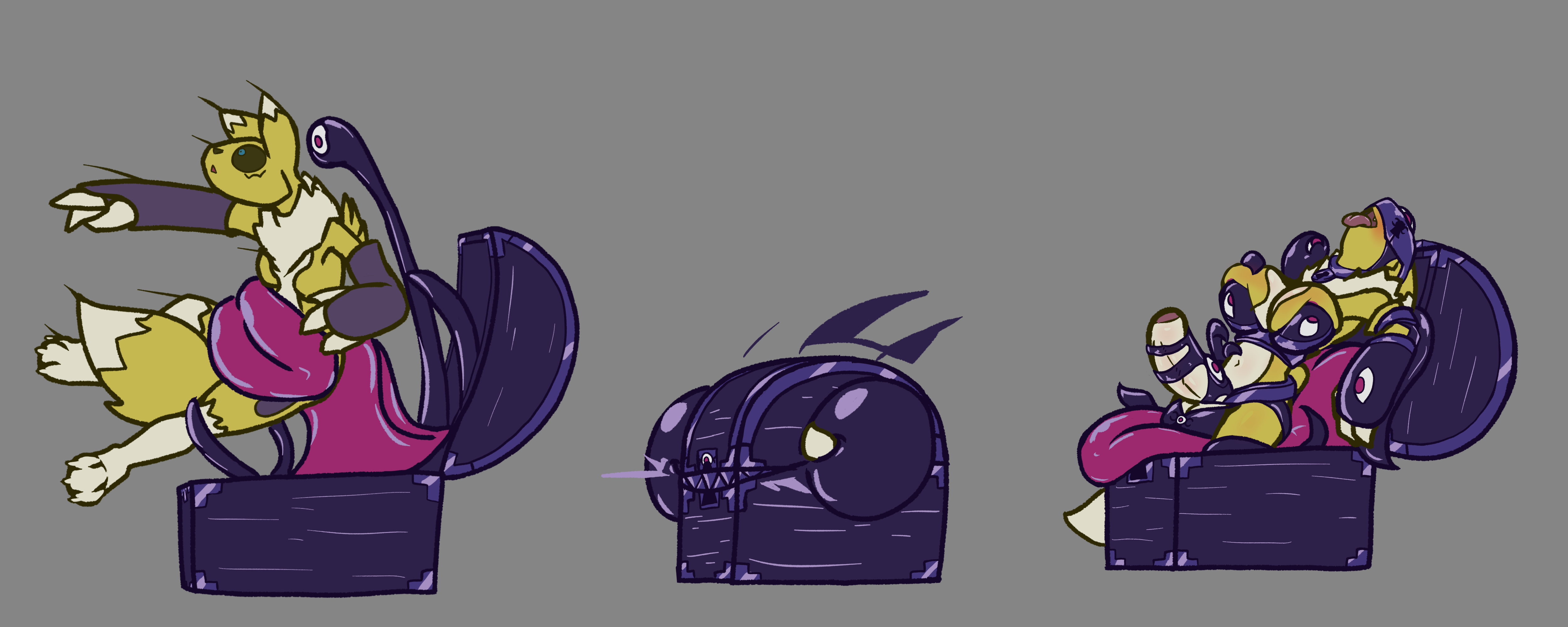 Rule34 – If it exists, there is porn of it / kuromaru, digimon (species), kuromaru (mugen), renamon / 10494713