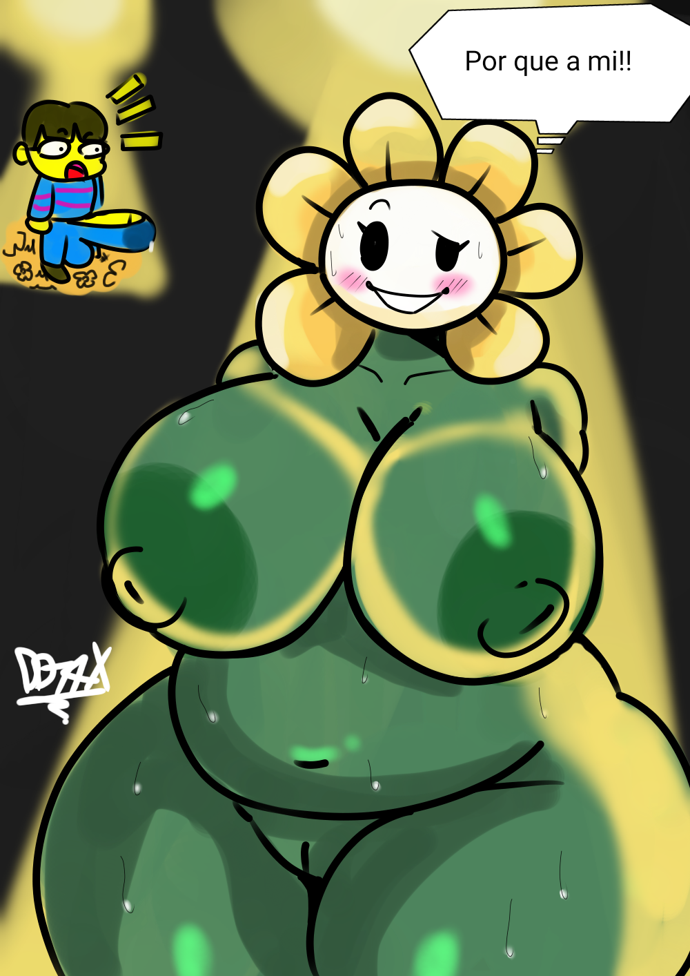 Rule34 – If it exists, there is porn of it / flowey the flower, frisk / 10535418