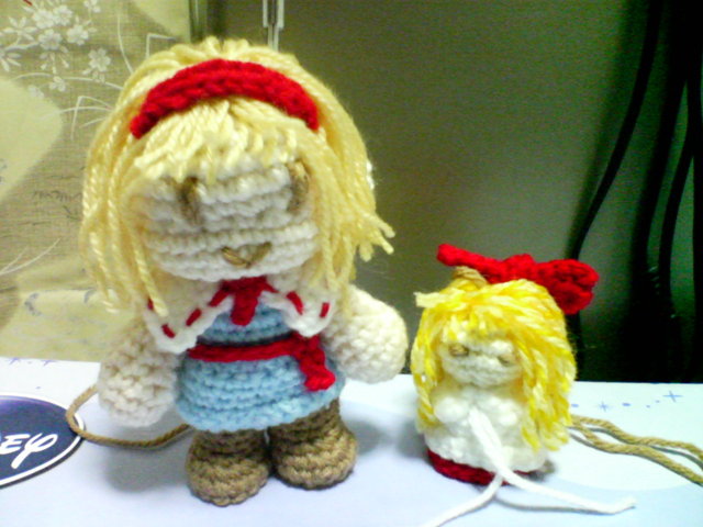 macha (m alice), alice margatroid, shanghai doll, touhou, photo (medium), traditional media, unconventional media, 1girl, blonde hair, doll, female focus, short hair, solo