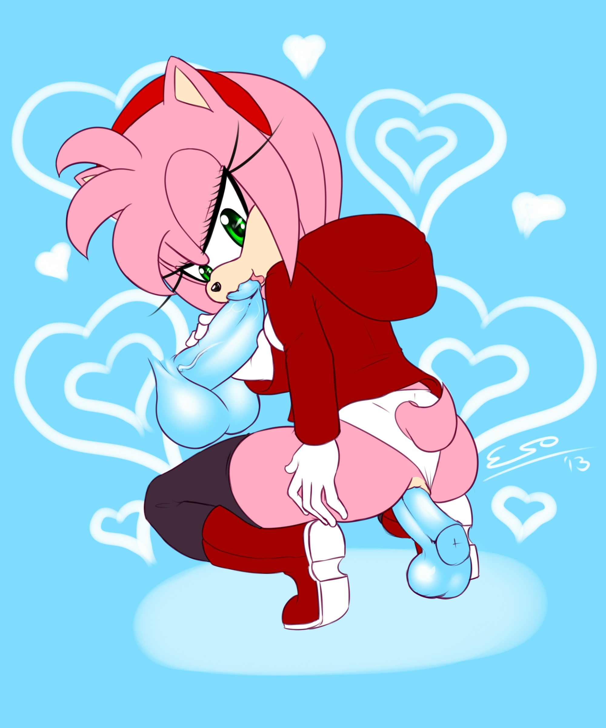 Rule34 – If it exists, there is porn of it / pherociouseso, amy rose / 545289