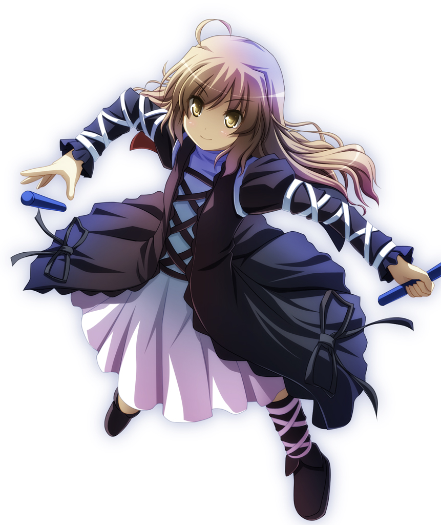 akashio (loli ace), hijiri byakuren, touhou, bad id, bad pixiv id, 1girl, ahoge, bow, brown eyes, brown hair, dress, female focus, long hair, solo