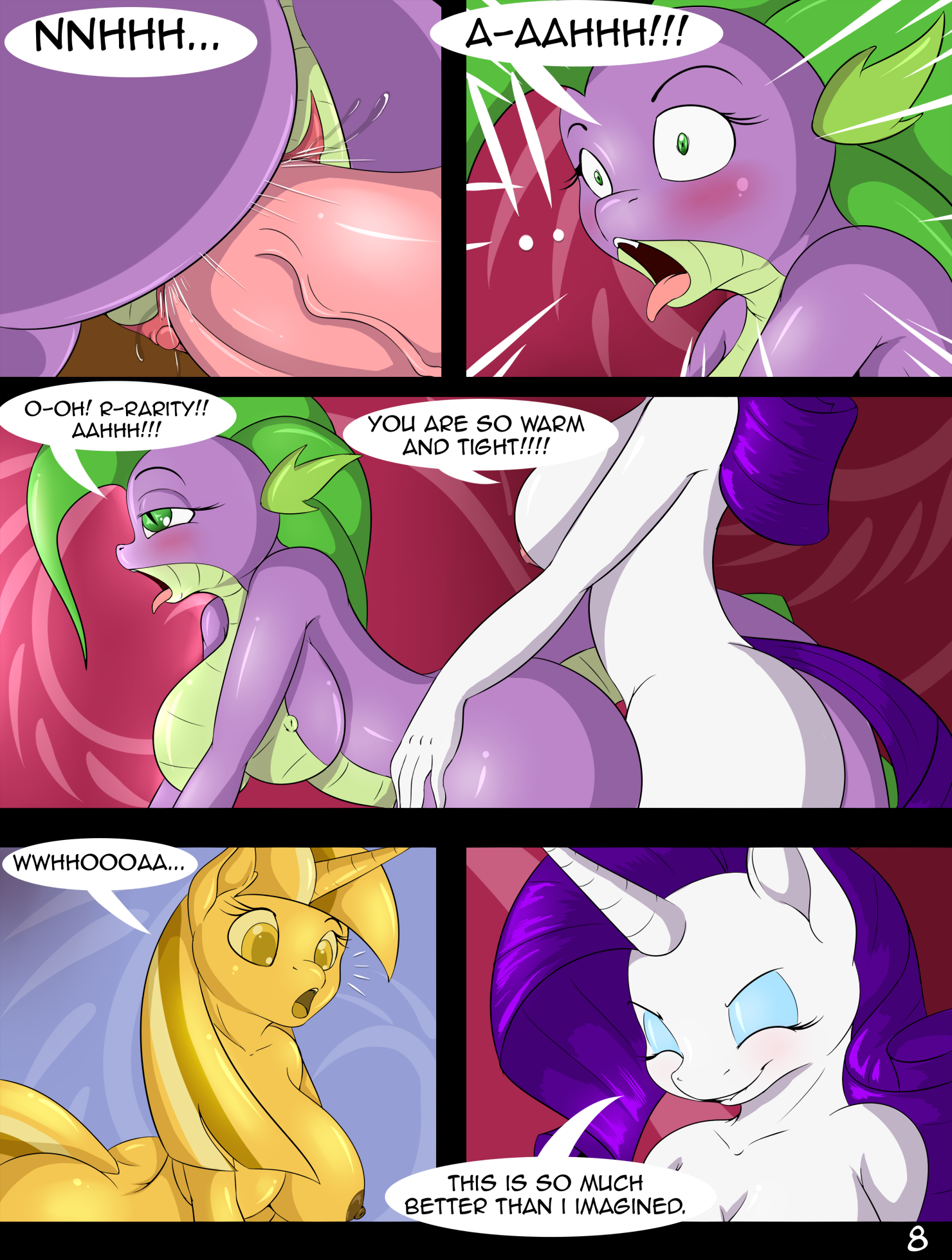 Rule34 – If it exists, there is porn of it / suirano, barb (mlp), rarity (mlp), spike (mlp) / 546451
