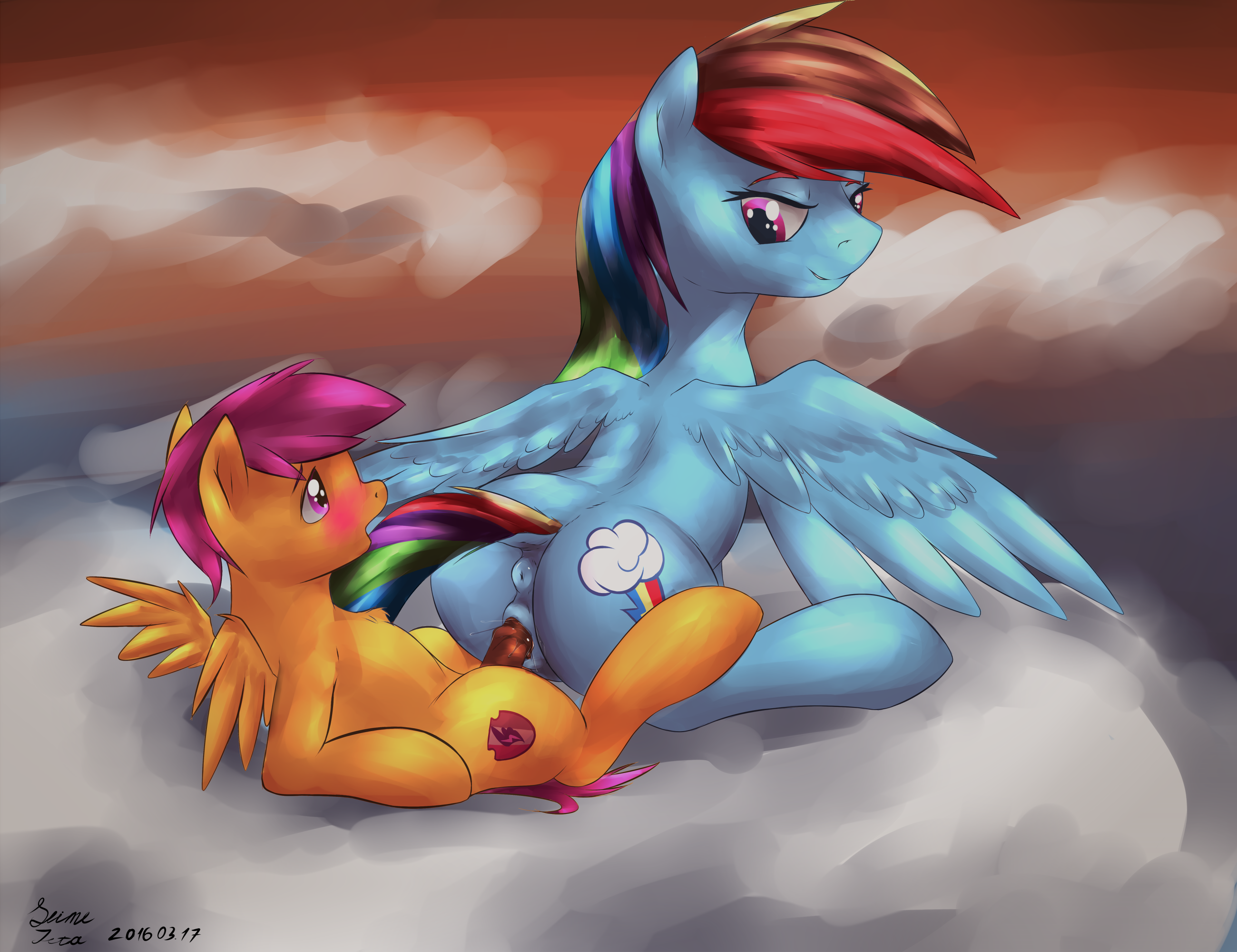 Rule34 – If it exists, there is porn of it / rainbow dash (mlp), scootaloo (mlp) / 547319