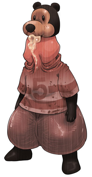 sashizume soutarou, tagme, bear, cum, no humans, penis, testicles, what