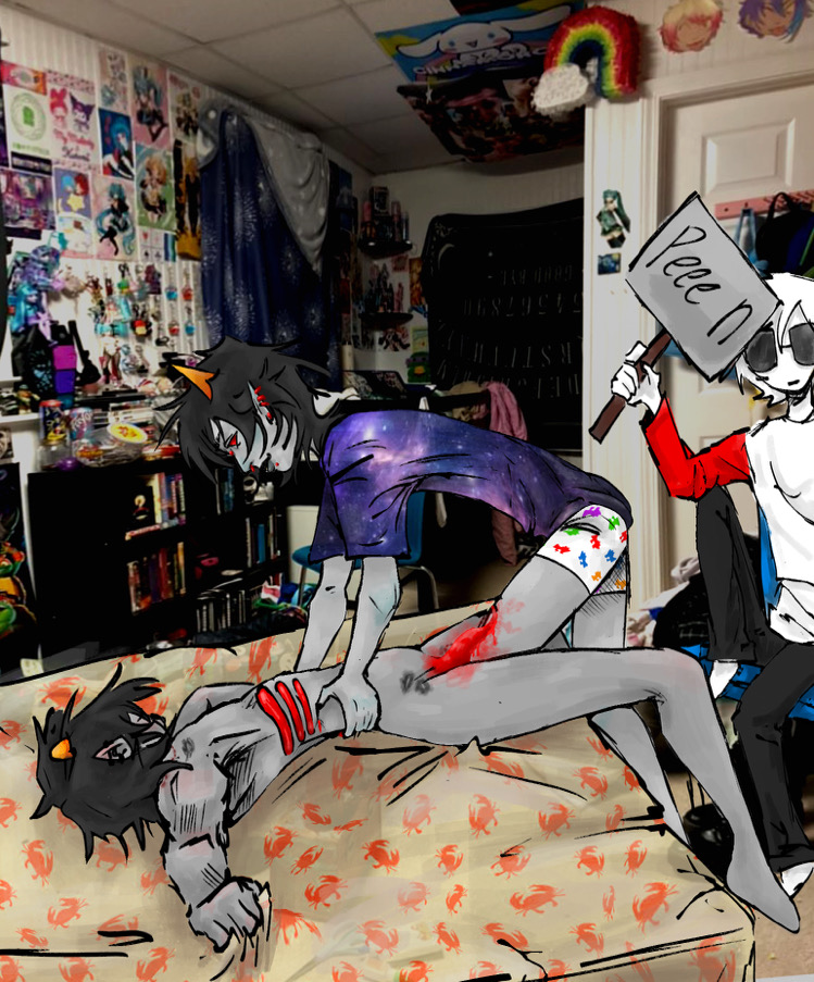 Rule34 – If it exists, there is porn of it / artist request, dave strider, karkat vantas, terezi pyrope / 10620598
