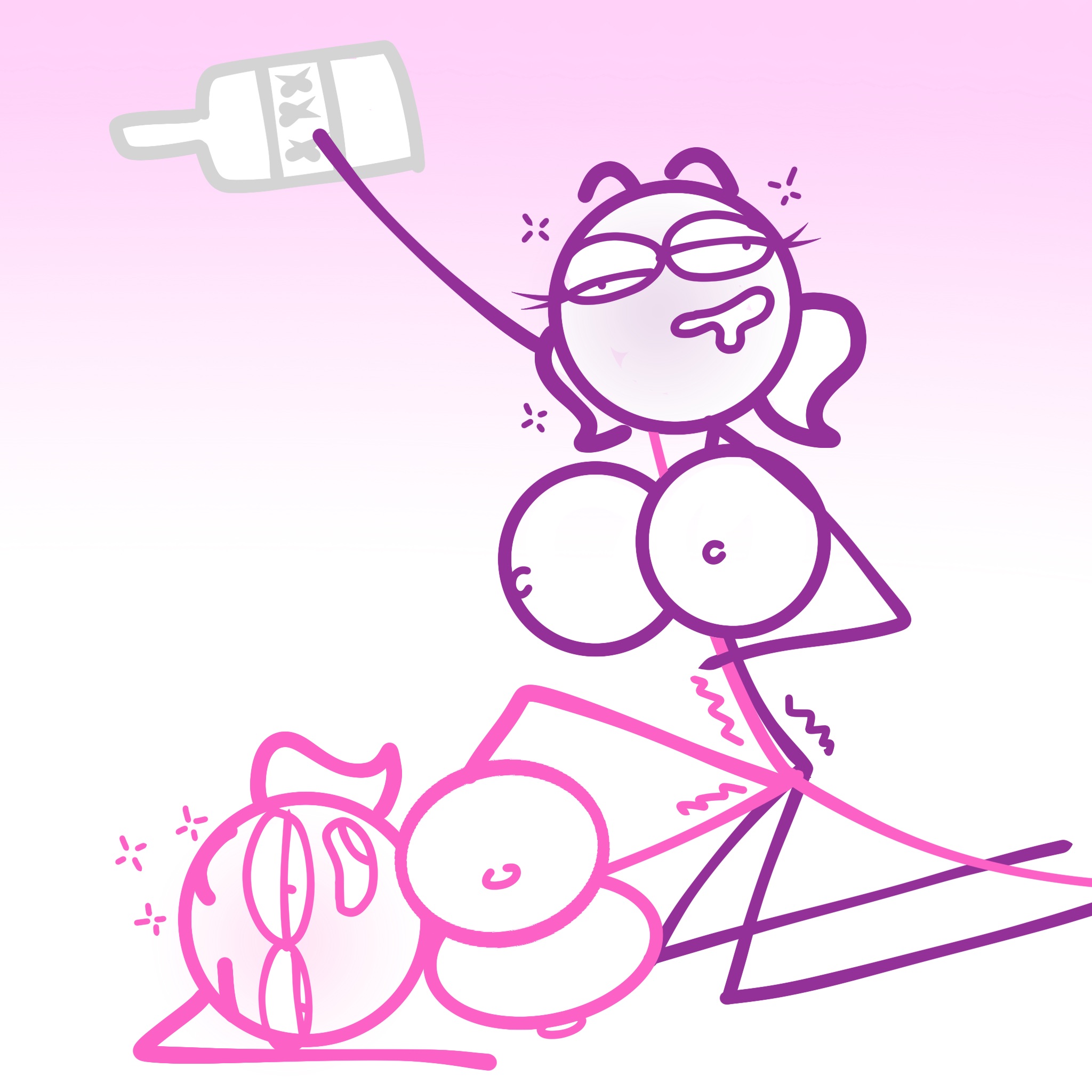 Rule34 – If it exists, there is porn of it / pink (dick figures), stacy (dick figures) / 10624761