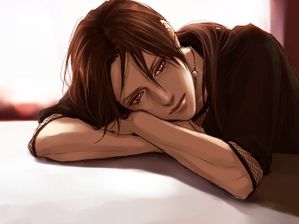 lily (artist), uchiha itachi, naruto (classic), naruto (series), lowres, black hair, male focus, red eyes, solo