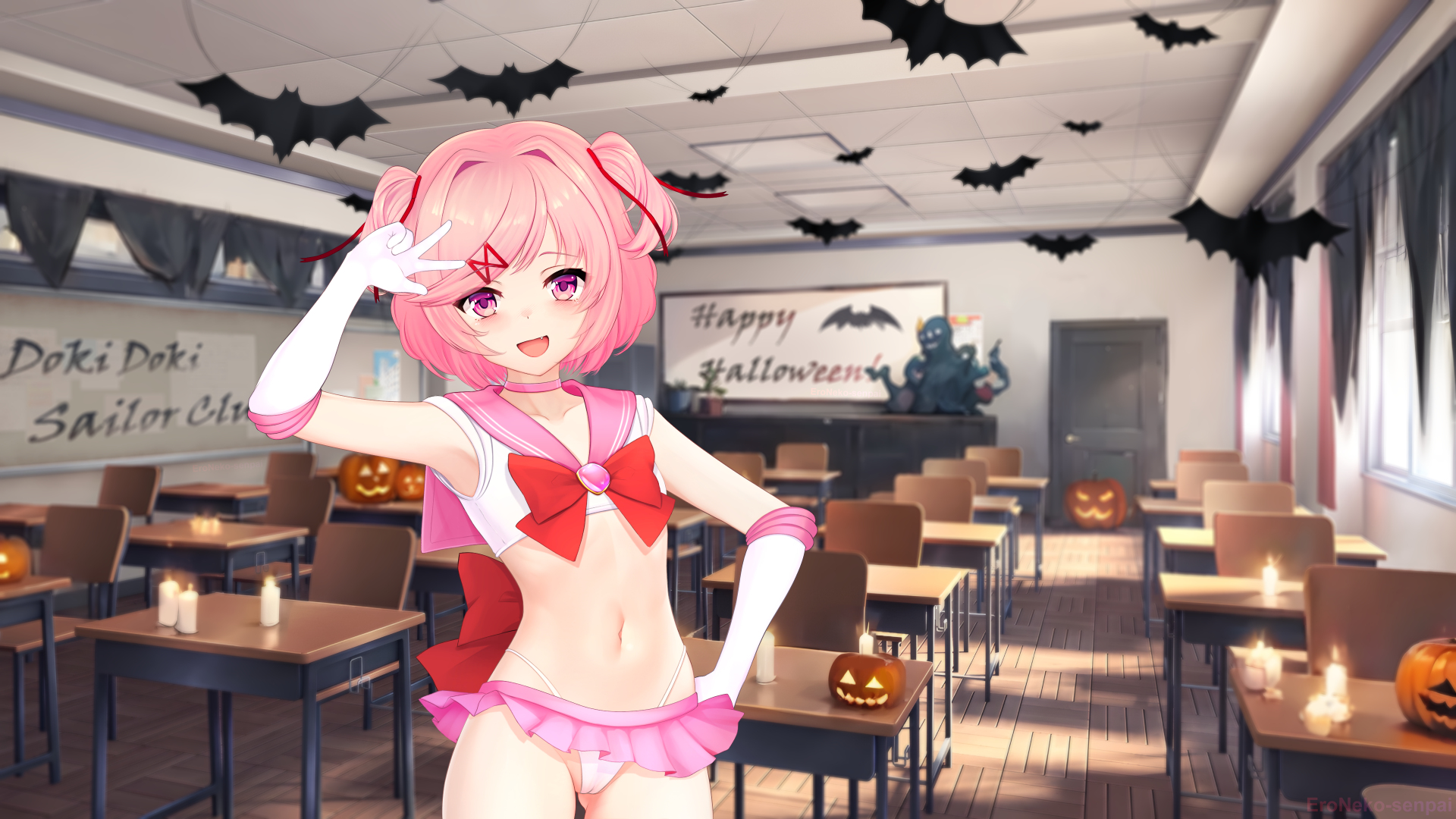 Rule34 – If it exists, there is porn of it / eroneko, natsuki (doki doki literature club) / 10650266