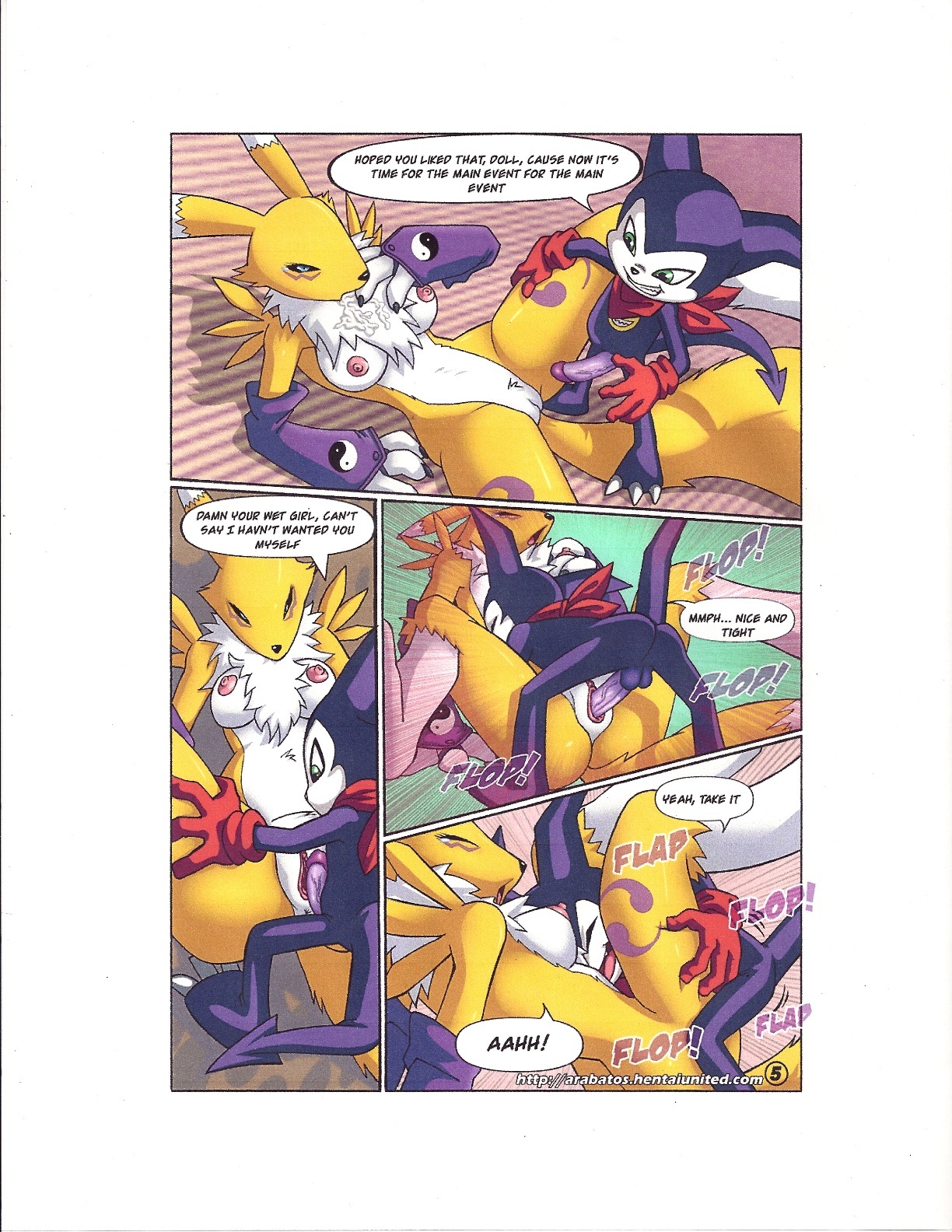 Rule34 – If it exists, there is porn of it / arabatos, impmon, renamon / 551331