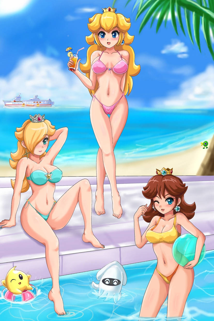 Rule34 – If it exists, there is porn of it / sigurdhosenfeld, blooper, cataquack, luma, princess daisy, princess peach, princess rosalina / 10662817