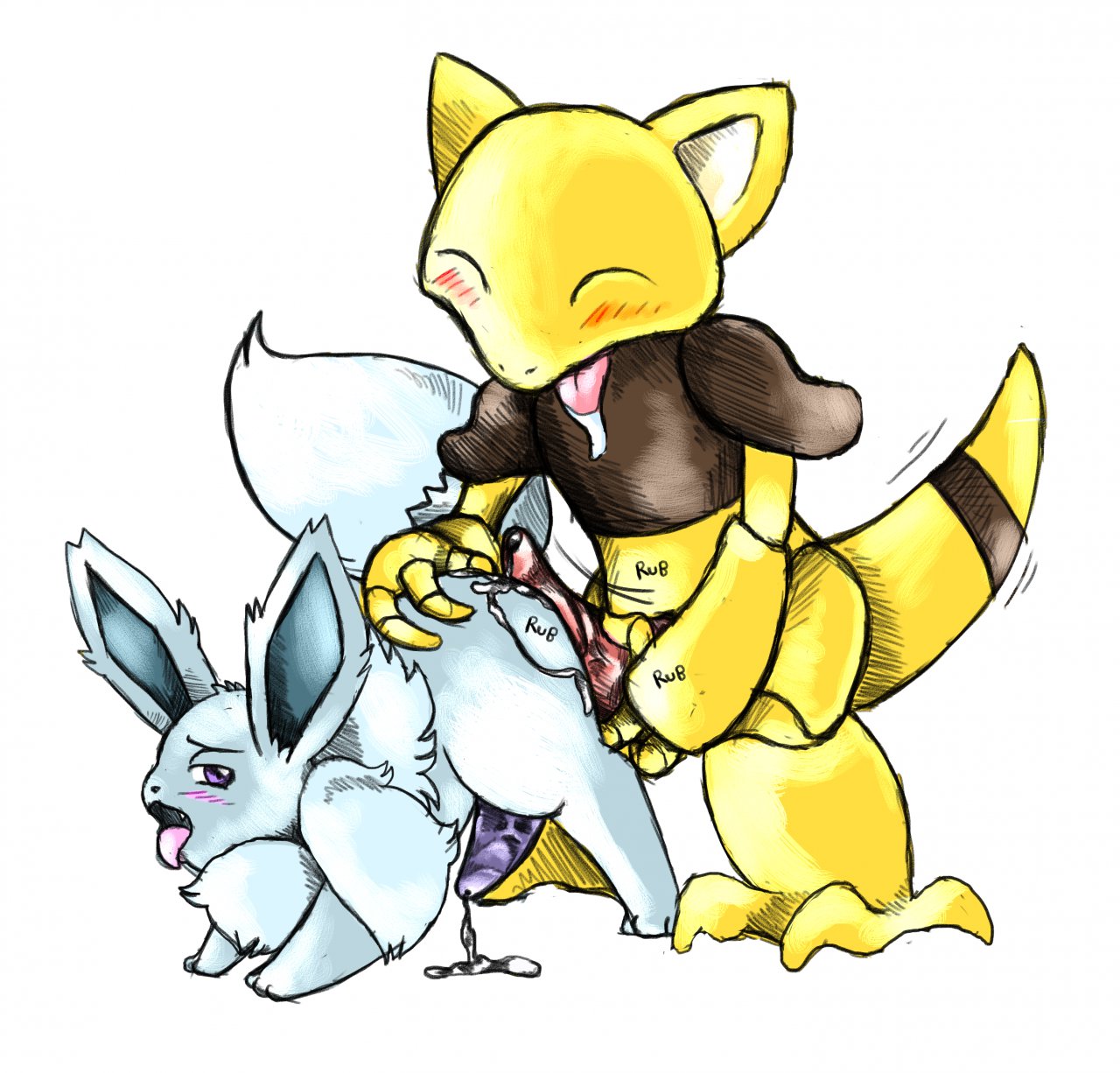 Rule34 – If it exists, there is porn of it / tranquilmyst, abra, eevee / 552798