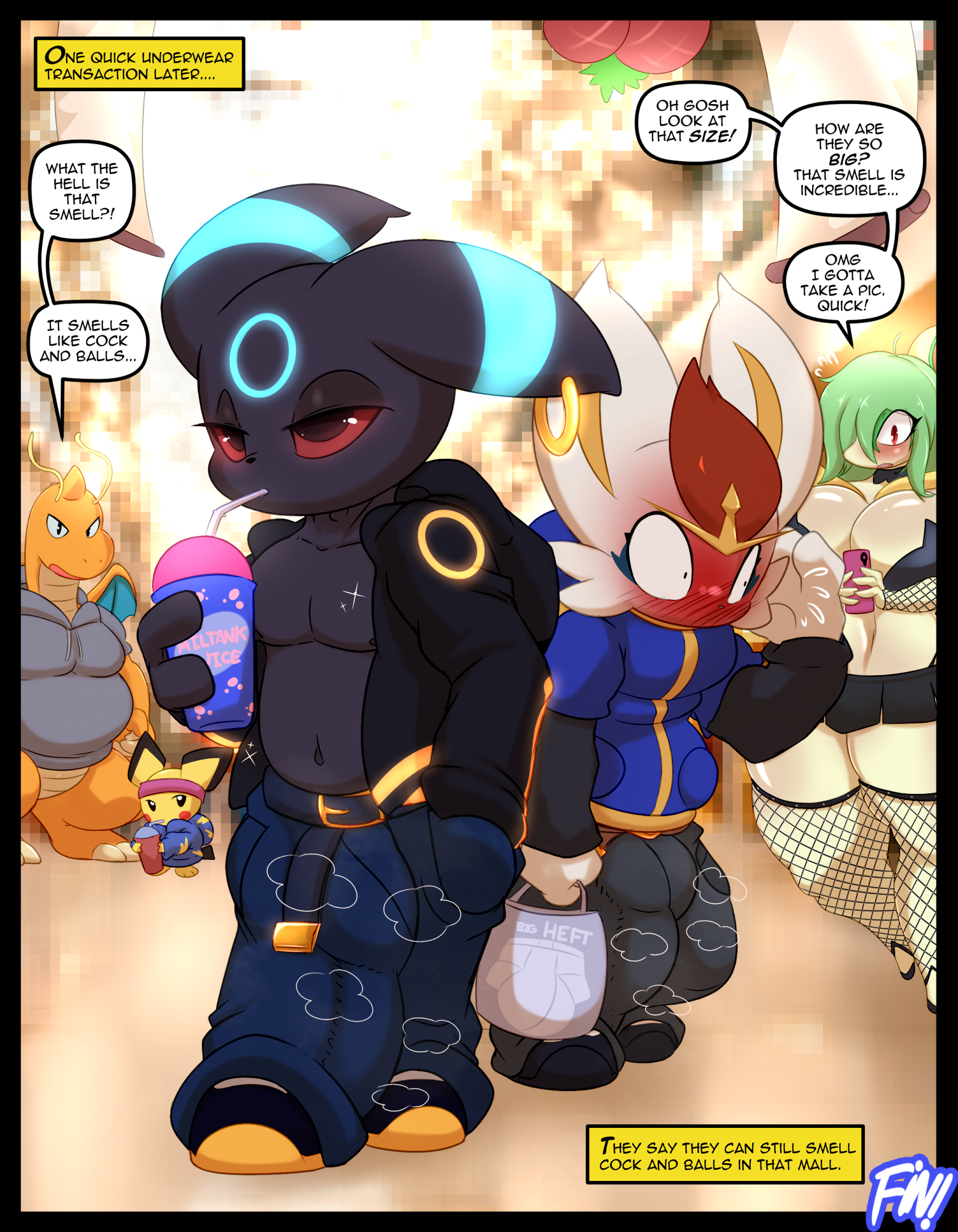 Rule34 – If it exists, there is porn of it / modca, cinderace, dragonite, eeveelution, pichu, pokemon (species), snivy, umbreon / 10681096