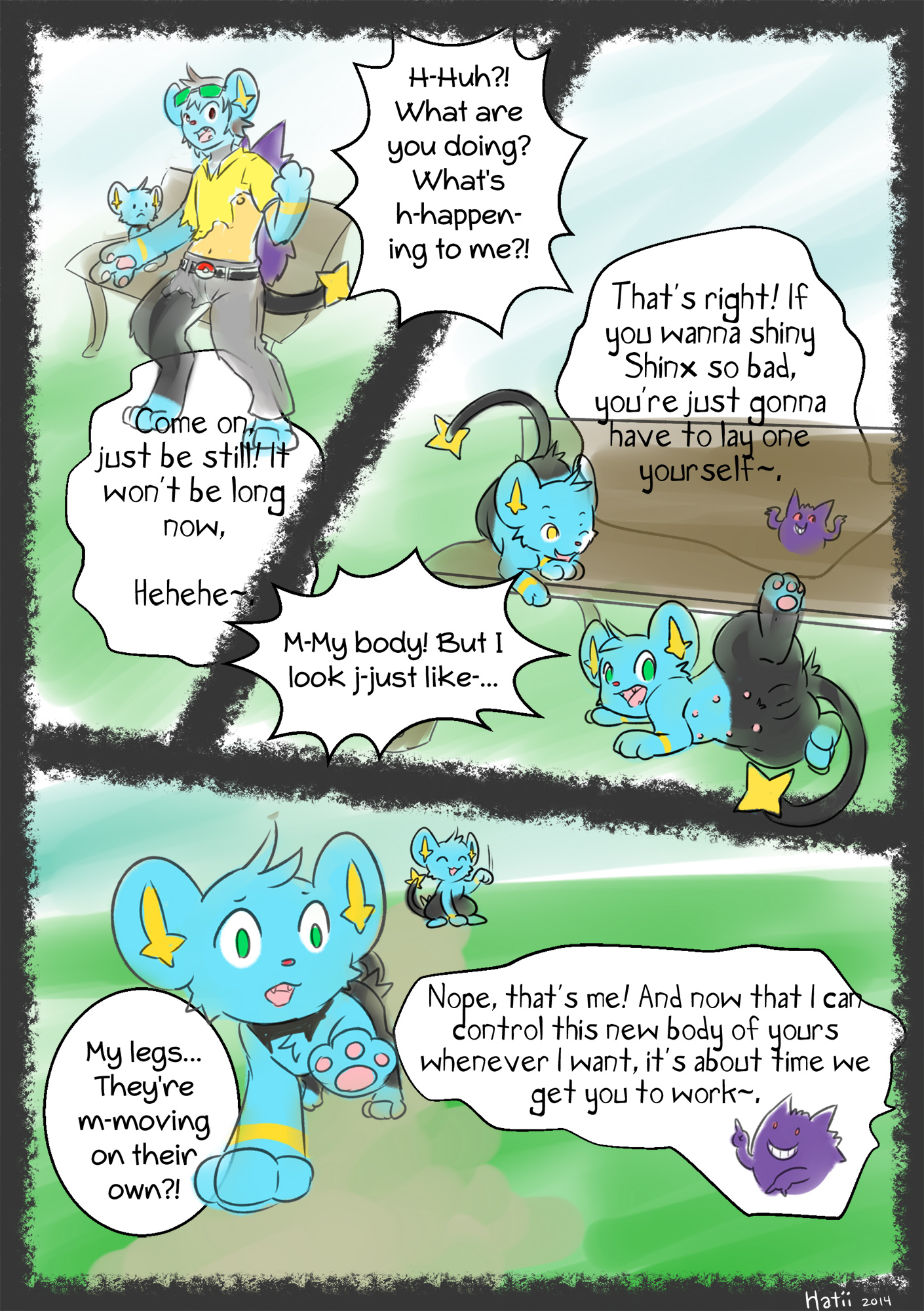 Rule34 – If it exists, there is porn of it / hatiimiga, gengar, shinx / 554717