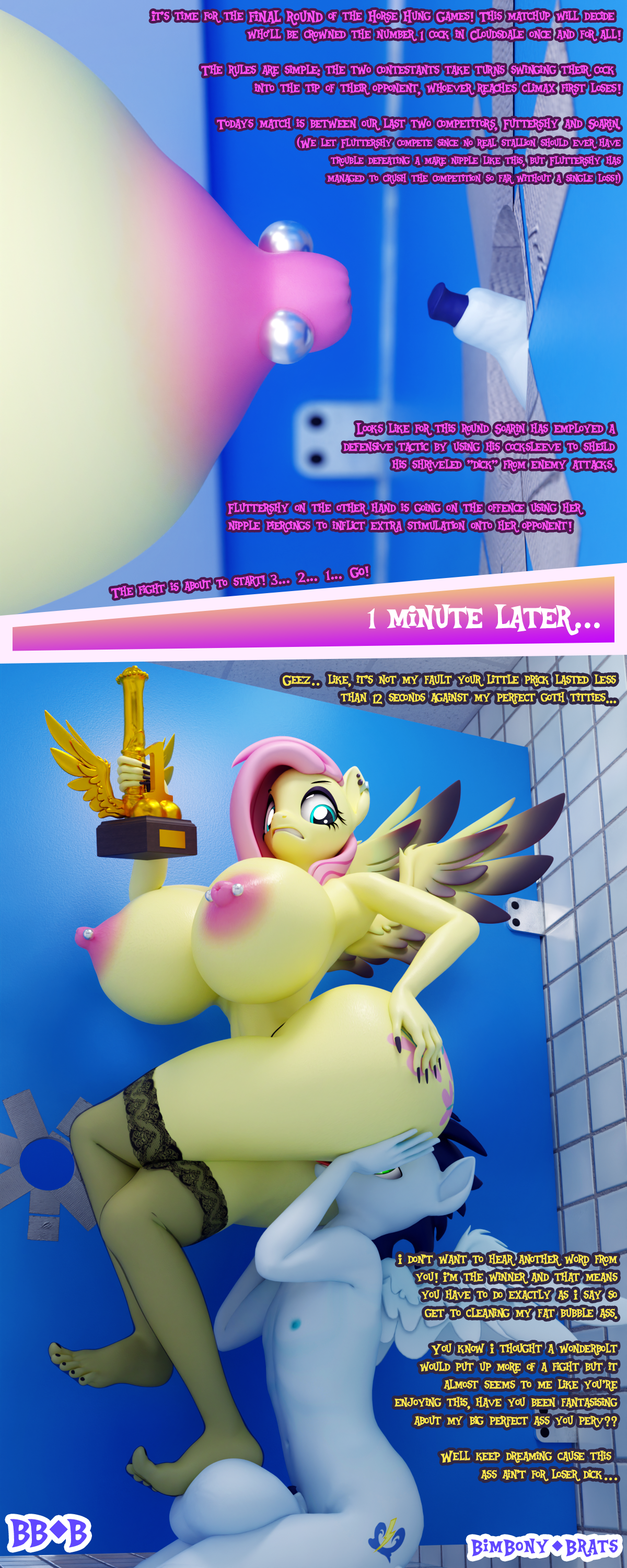 Rule34 – If it exists, there is porn of it / fluttershy (mlp), soarin (mlp) / 10716777