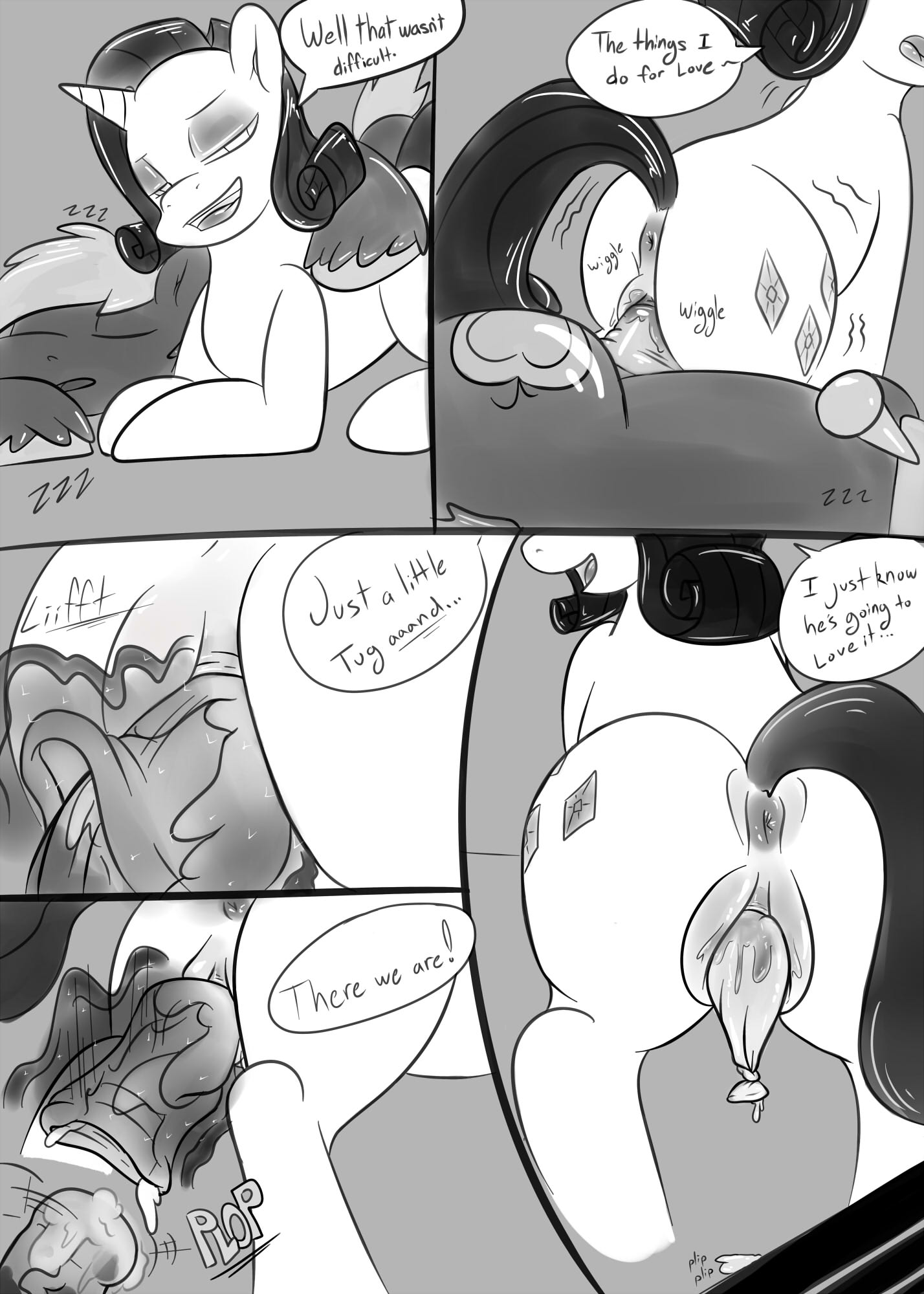 Rule34 – If it exists, there is porn of it / saurian (artist), big macintosh (mlp), rarity (mlp) / 556052