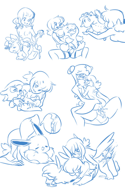 Rule34 – If it exists, there is porn of it / trainer-liviann, cubone, deerling, eevee, eeveelution, garchomp, nidoran, nidoran♀, pokemon (species), vulpix, zweilous / 10735248