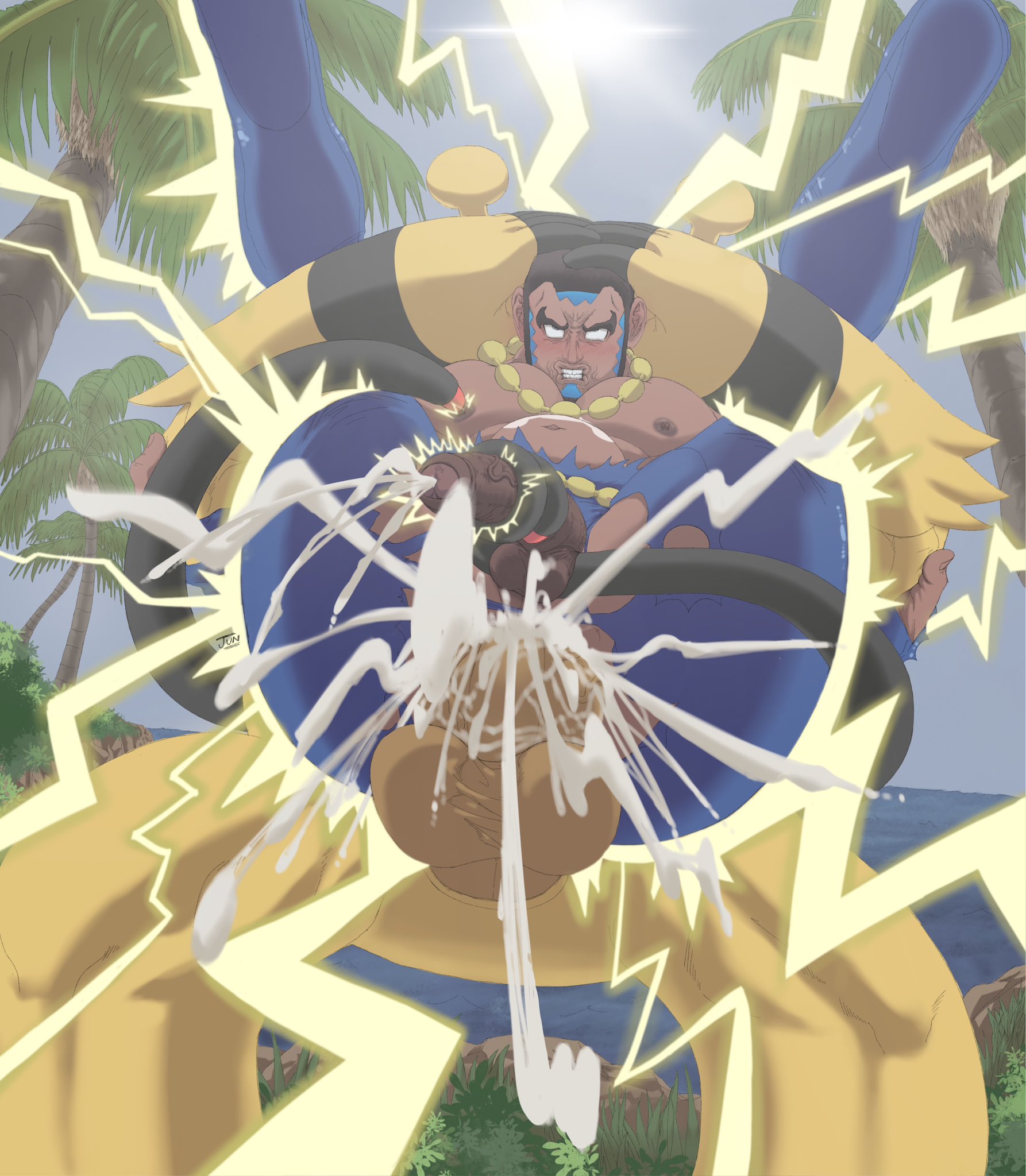 Rule34 – If it exists, there is porn of it / electivire, matt (pokemon), pokemon (species), team aqua / 10741742