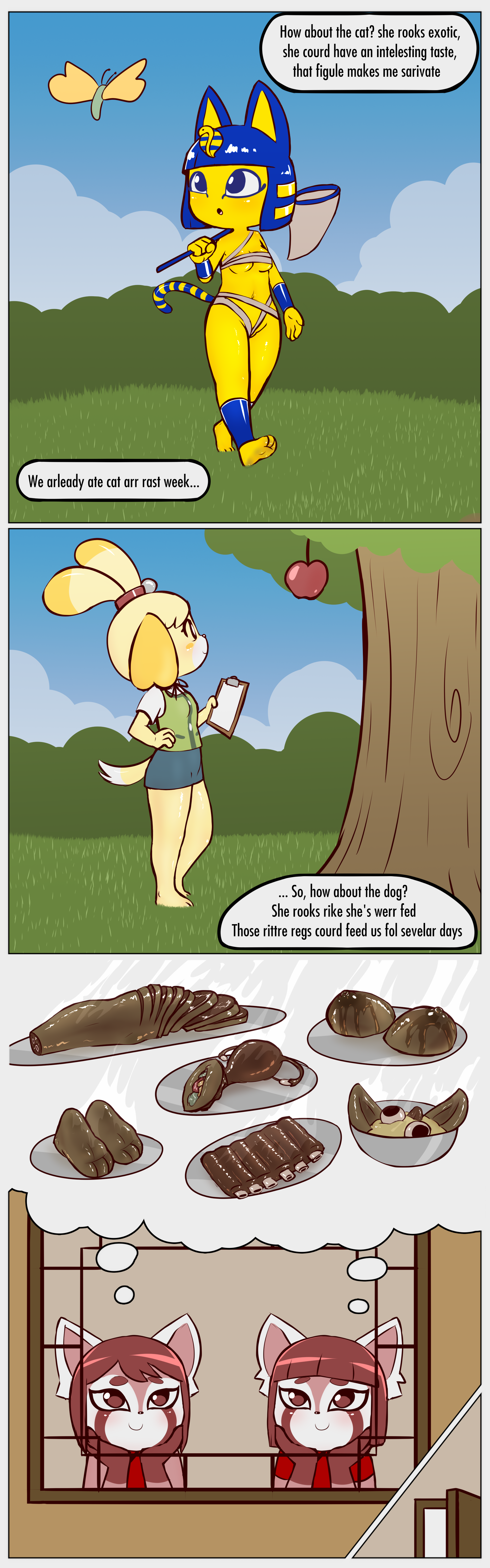 Rule34 – If it exists, there is porn of it / ankha, isabelle (animal crossing) / 10751596