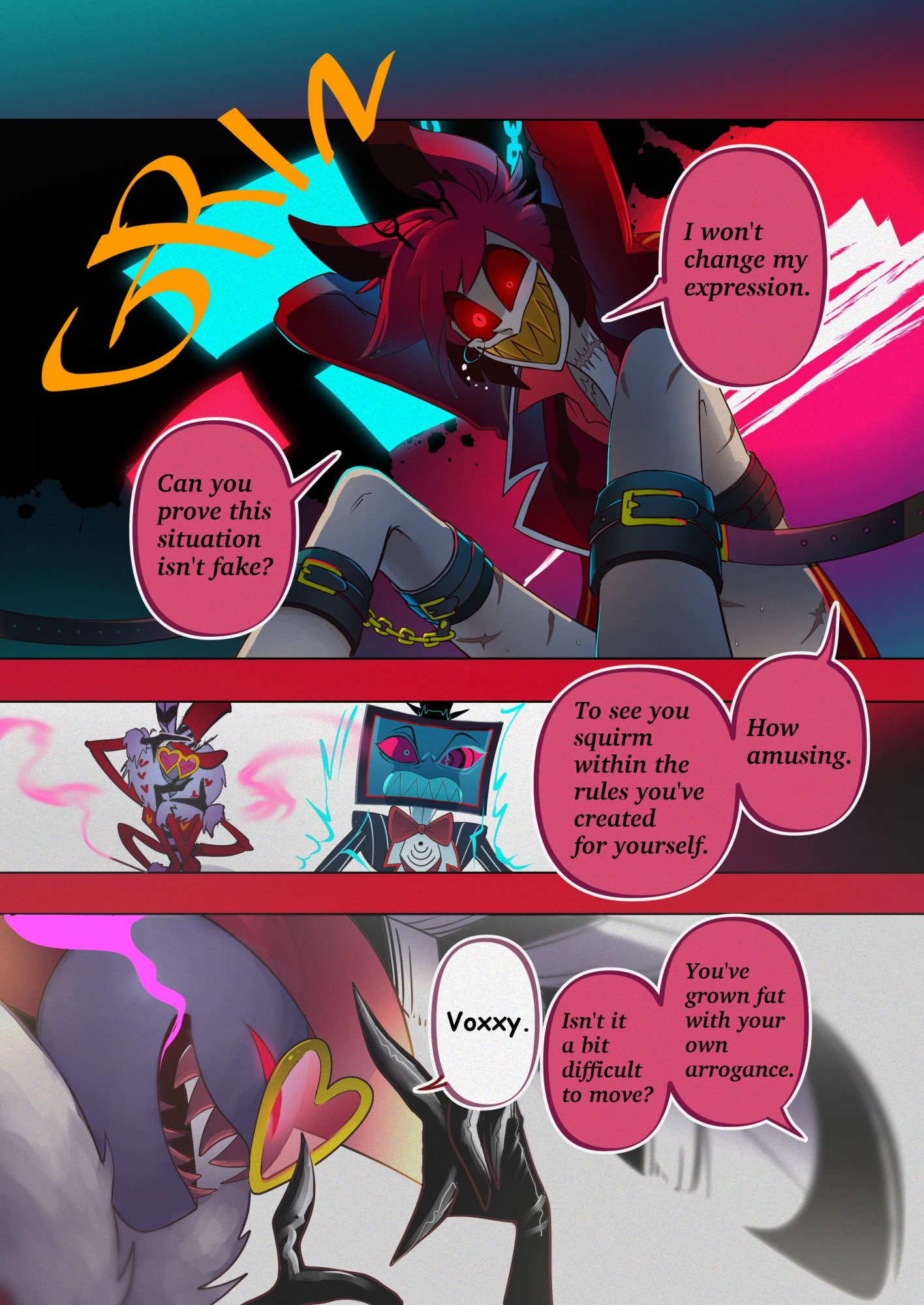 Rule34 – If it exists, there is porn of it / artist request, alastor (hazbin hotel), valentino (hazbin hotel), vox (hazbin hotel) / 10757220