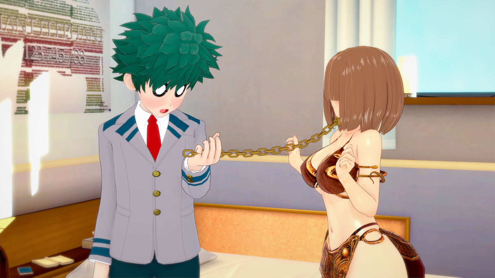 Rule34 – If it exists, there is porn of it / izuku midoriya, komori kinoko, slave leia (cosplay) / 10776199