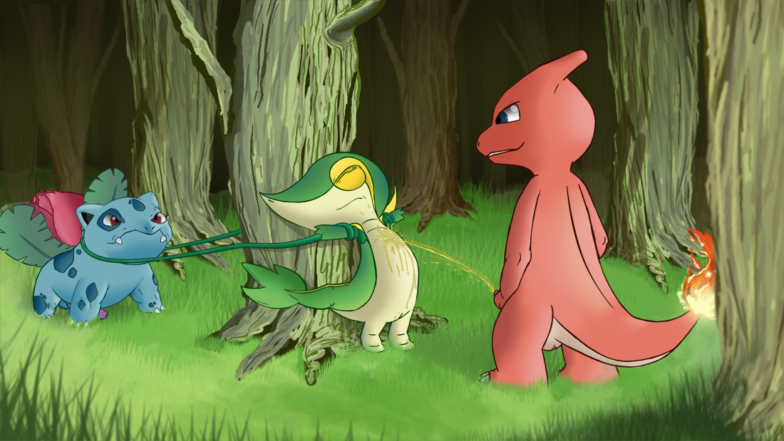 Rule34 – If it exists, there is porn of it / ziyen, charmeleon, ivysaur, snivy / 560958