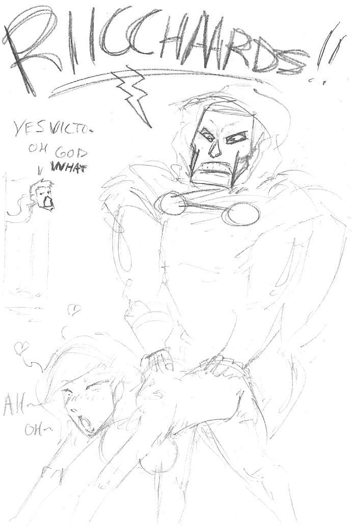 Rule34 – If it exists, there is porn of it / doctor doom, invisible woman, mr fantastic, reed richards, sue storm, victor von doom / 561046