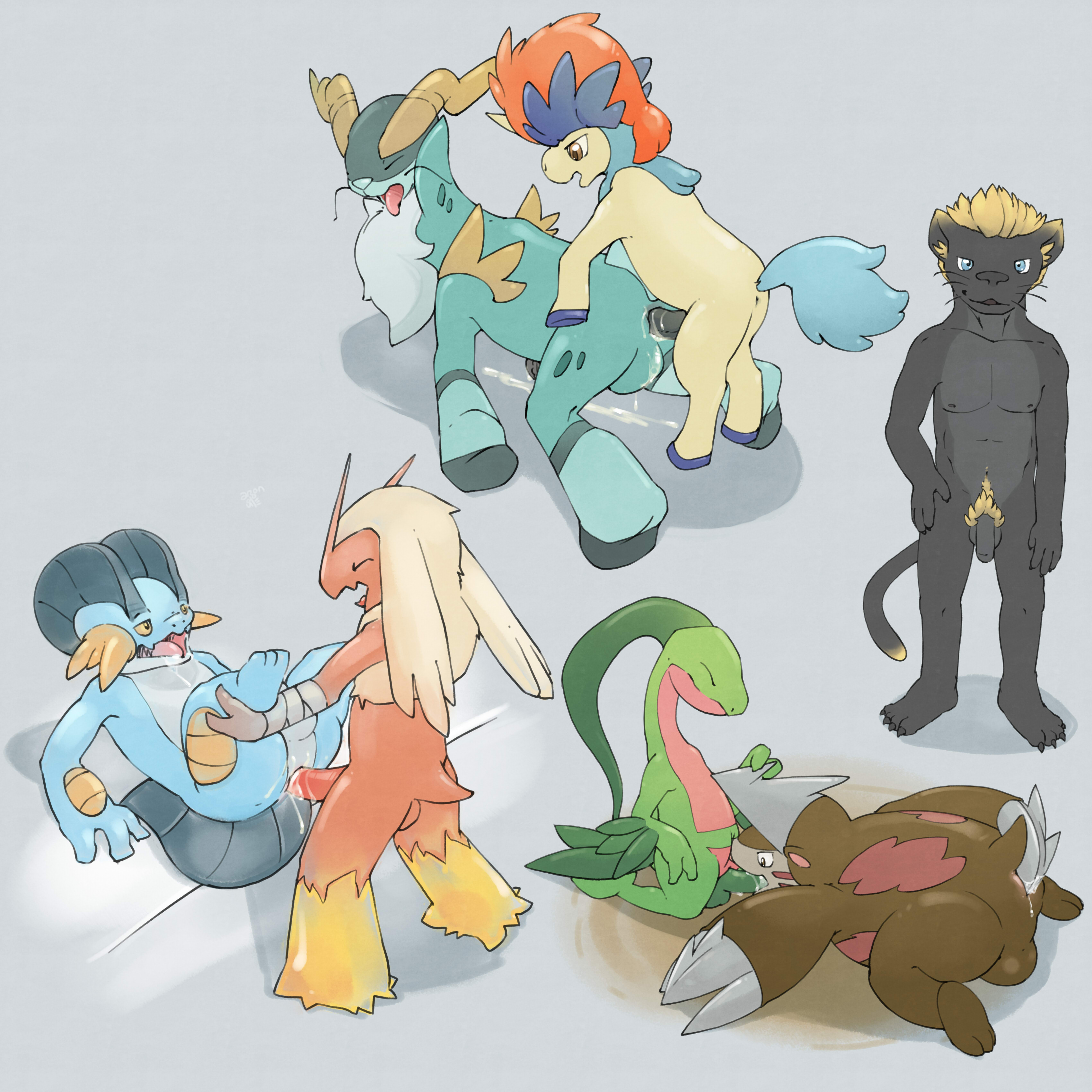 Rule34 – If it exists, there is porn of it / argon vile, blaziken, cobalion, excadrill, keldeo, legendary pokemon, sceptile, swampert / 562250