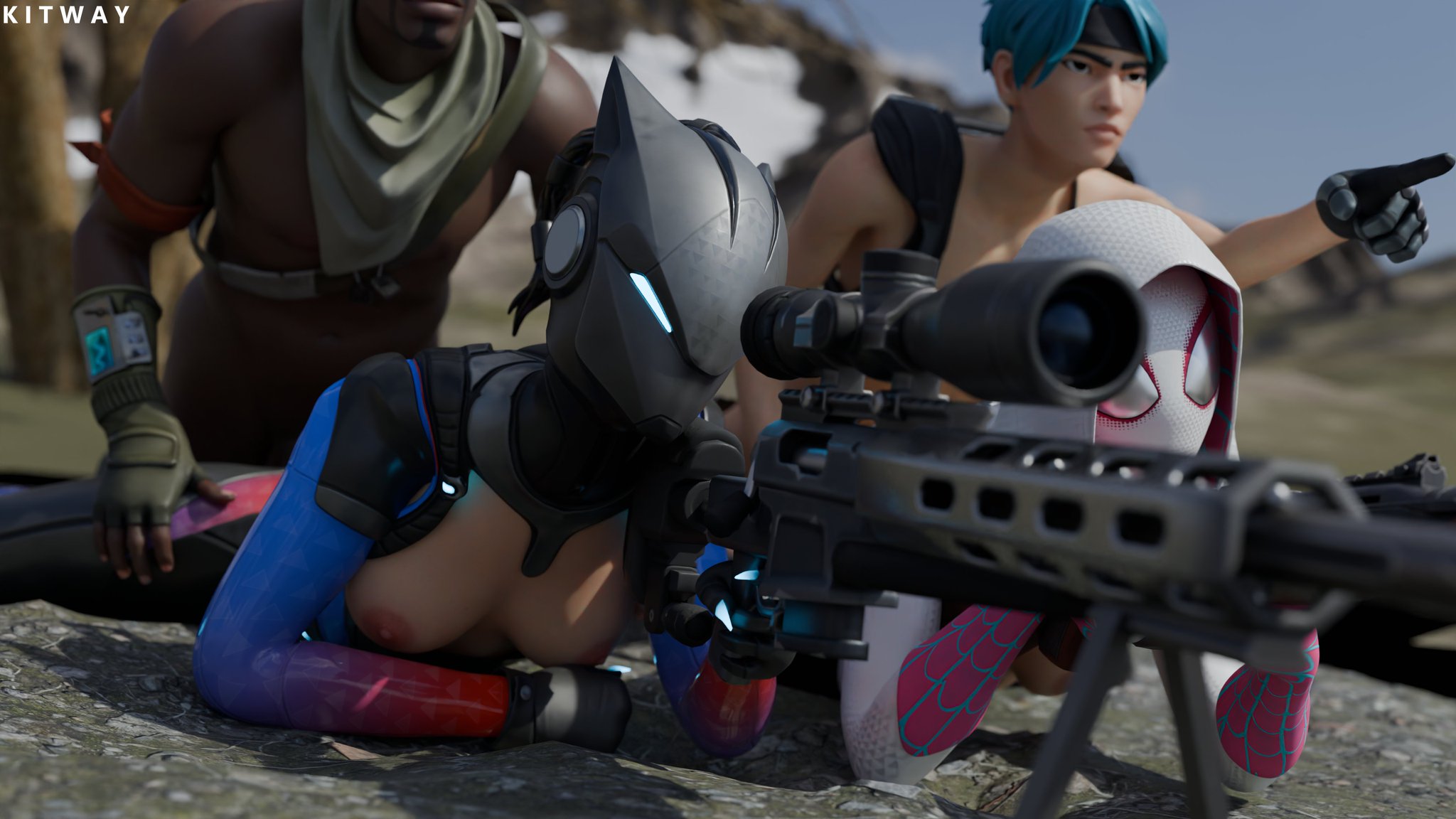 Rule34 – If it exists, there is porn of it / gwen stacy, lynx (fortnite), spider-gwen / 10854323