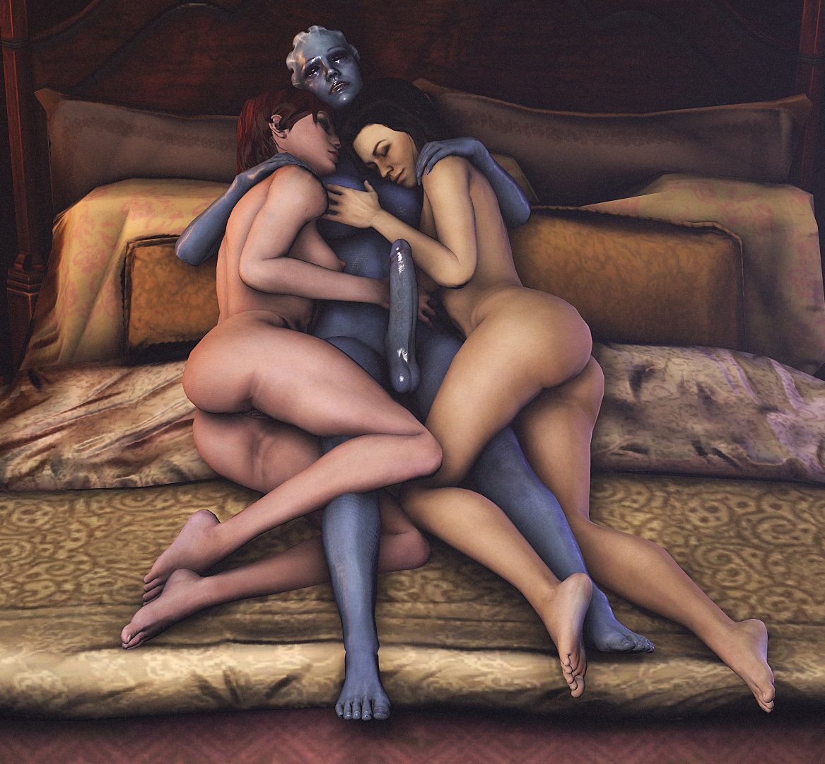 Rule34 – If it exists, there is porn of it / giallo1972, asari, commander shepard, femshep, liara t'soni, miranda lawson / 565444
