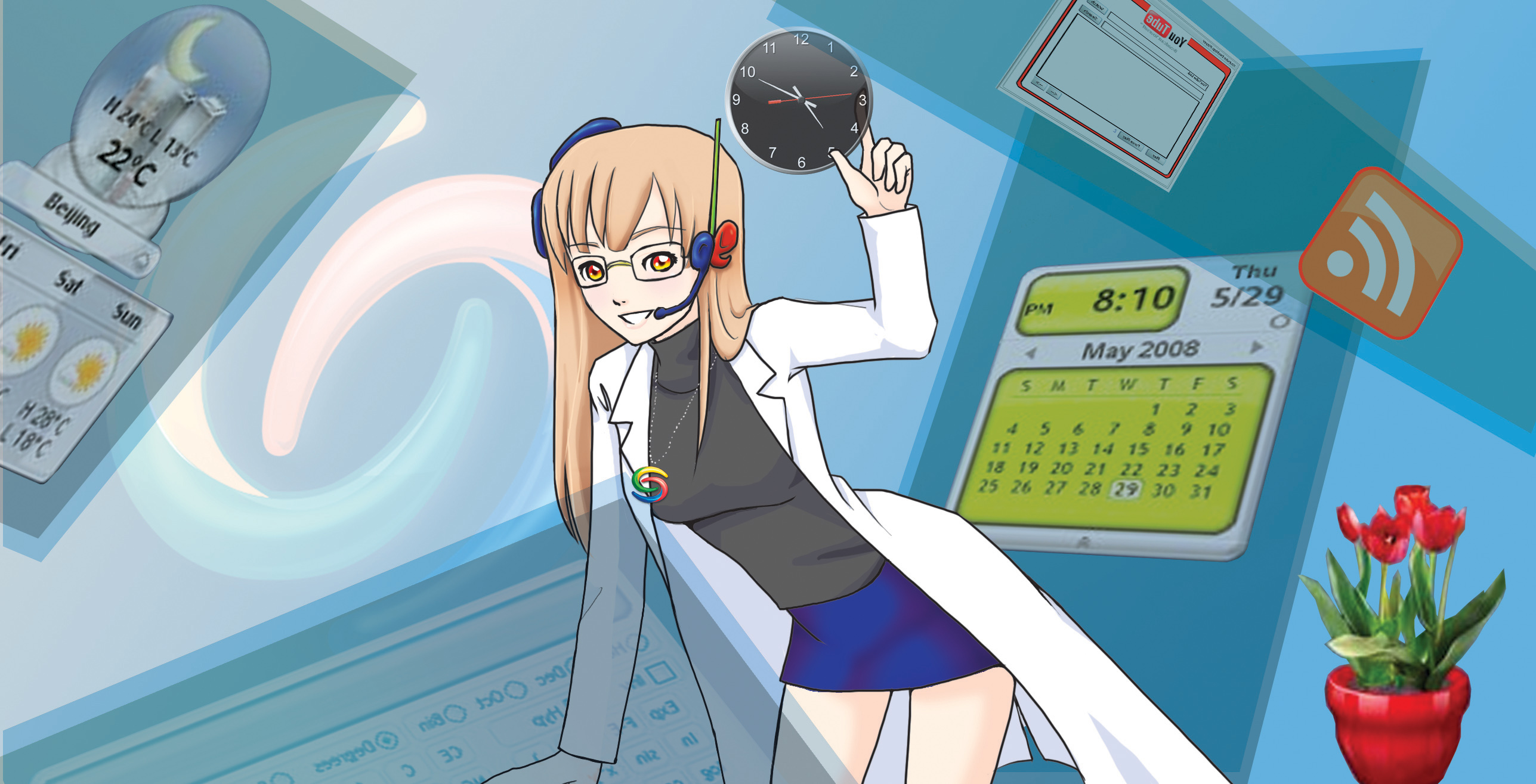 etenar, olinca, google, highres, google tan