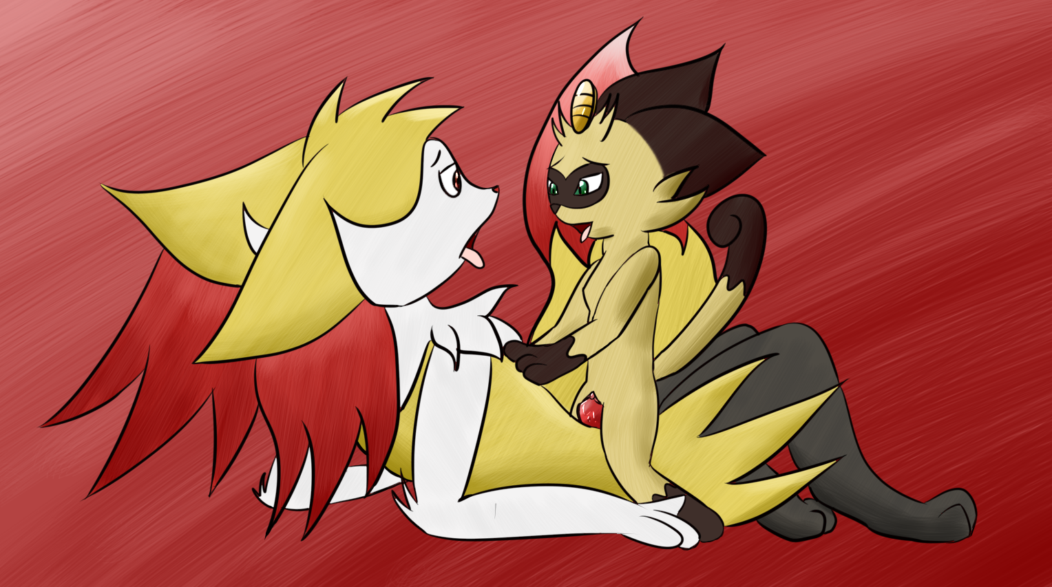 Rule34 – If it exists, there is porn of it / neksu, braixen, meowth / 566709