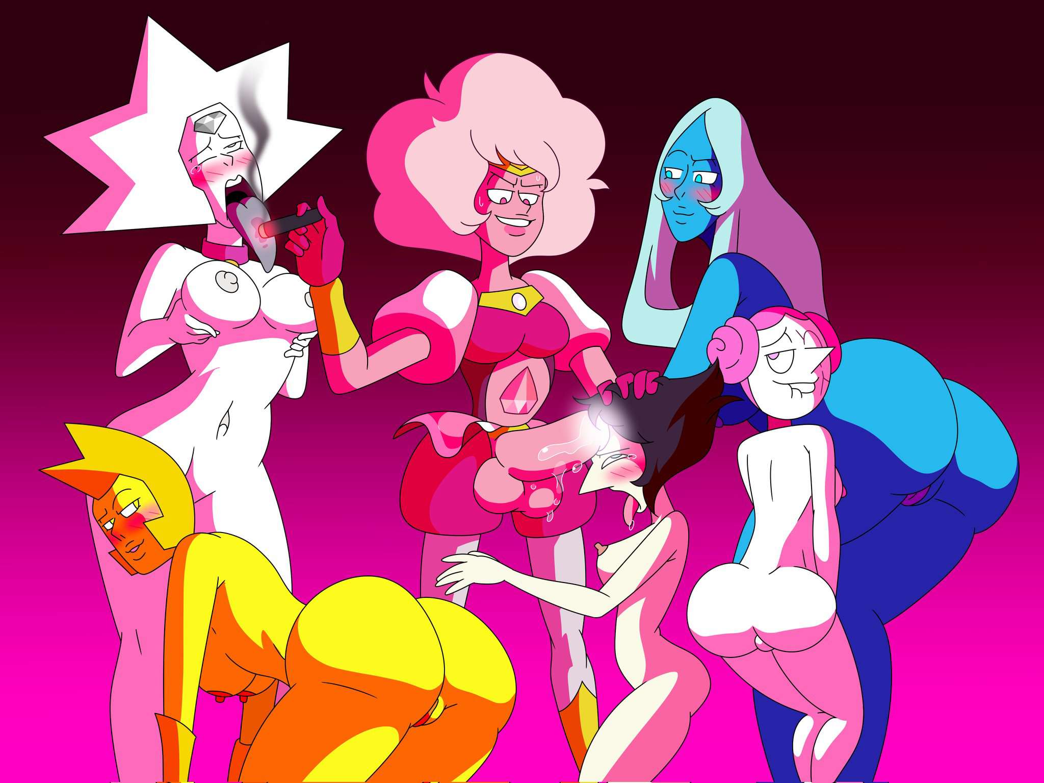Rule34 – If it exists, there is porn of it / kishinpain, blue diamond (steven universe), diamond authority, pearl (steven universe), pink diamond (steven universe), pink pearl (steven universe), white diamond (steven universe), yellow diamond (steven universe) / 10920225
