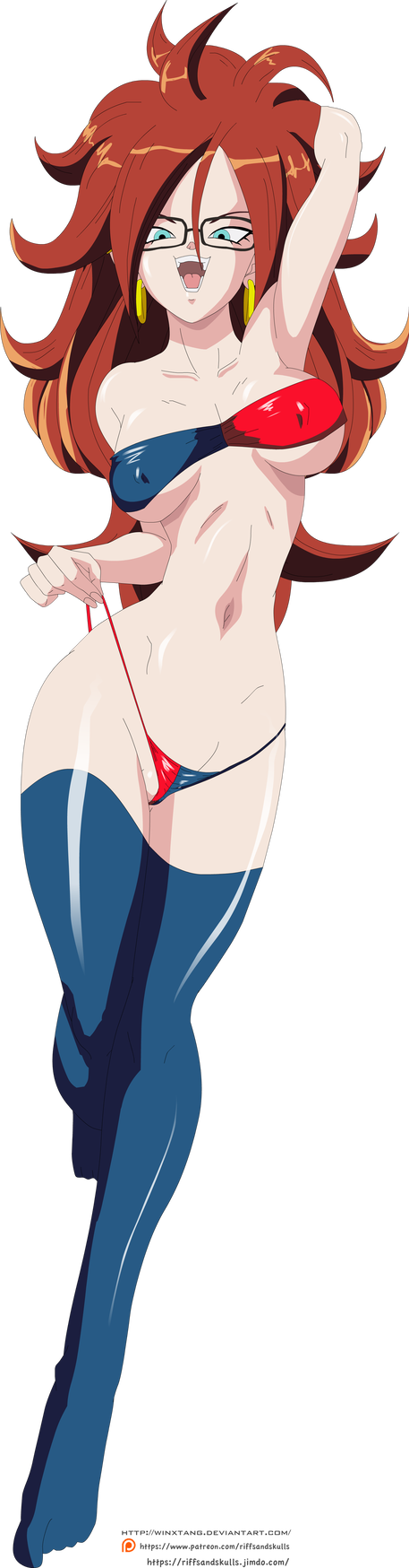 Rule34 – If it exists, there is porn of it / riffsandskulls, android 21, android 21 (human) / 568294