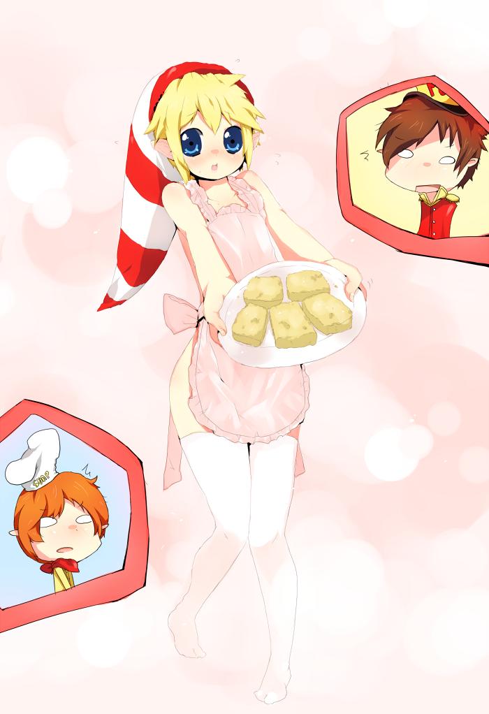 shulliy baudelair, crackle (kellog's), pop (kellog's), snap (kellog's), kellog's, rice krispies, tagme, 1boy, blonde hair, blue eyes, male focus, shota, solo, trap