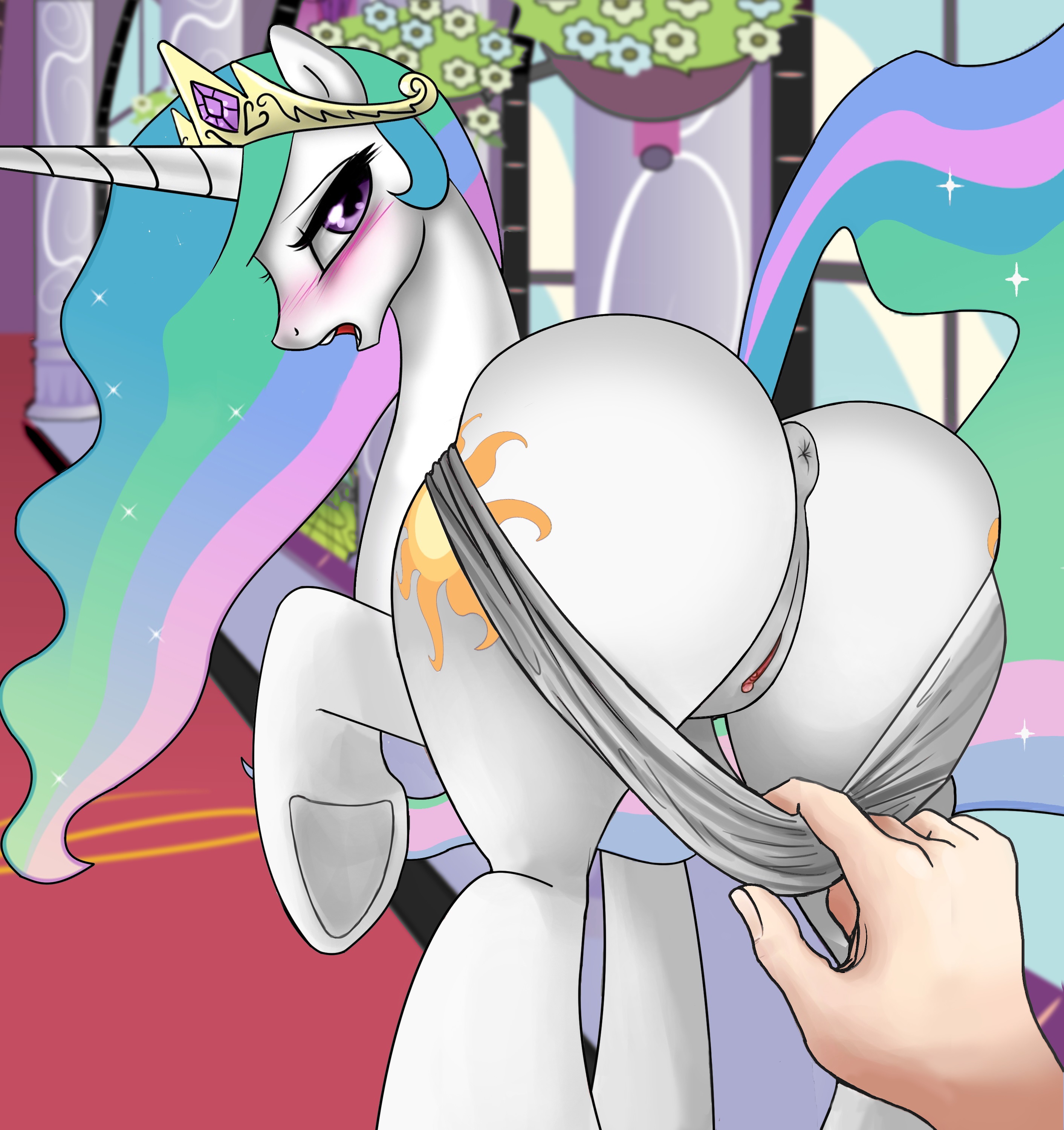 Rule34 – If it exists, there is porn of it / john joseco, kinkypinkie, rammbrony, princess celestia (mlp) / 569736